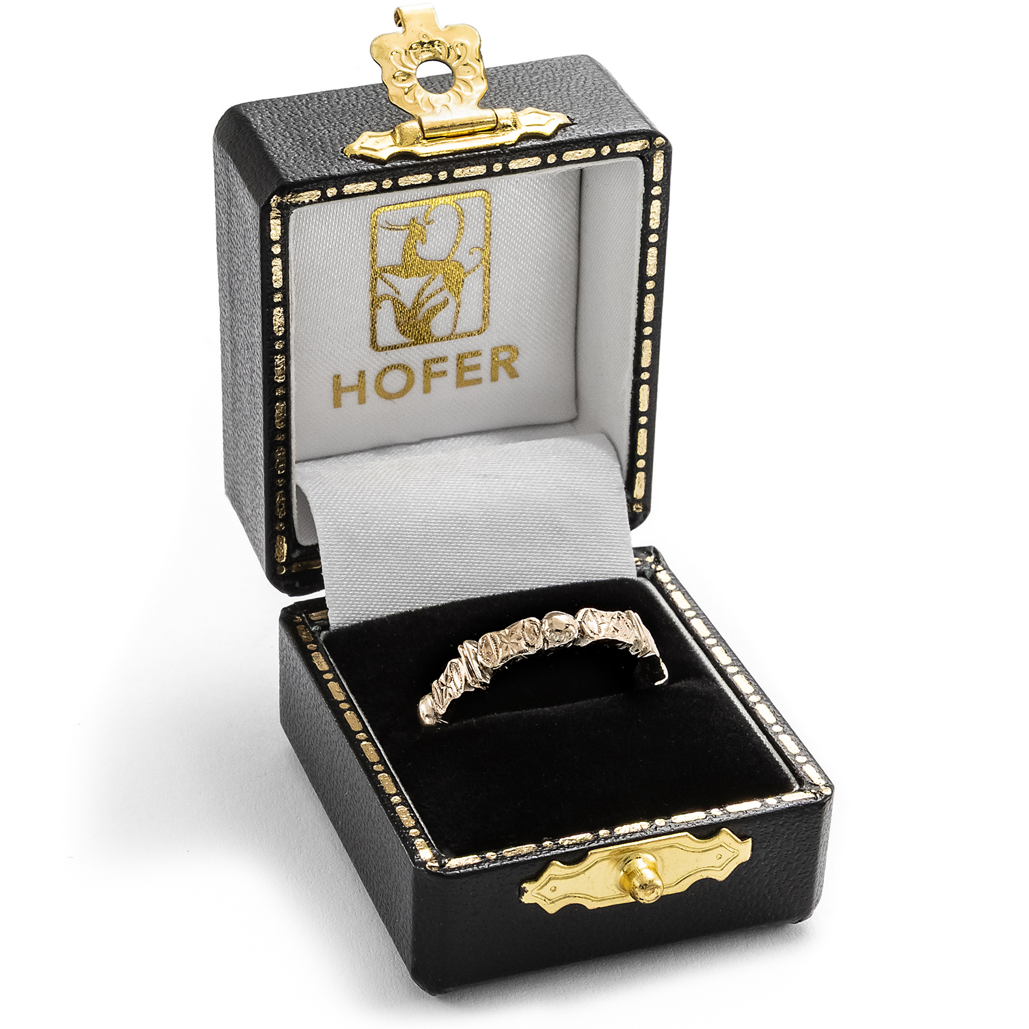 Antiker Ring aus Gold auf Silber, wohl 1. Hälfte 19. Jahrhundert Antiker Ring aus Gold auf Silber, wohl 1. Hälfte 19. Jahrhundert