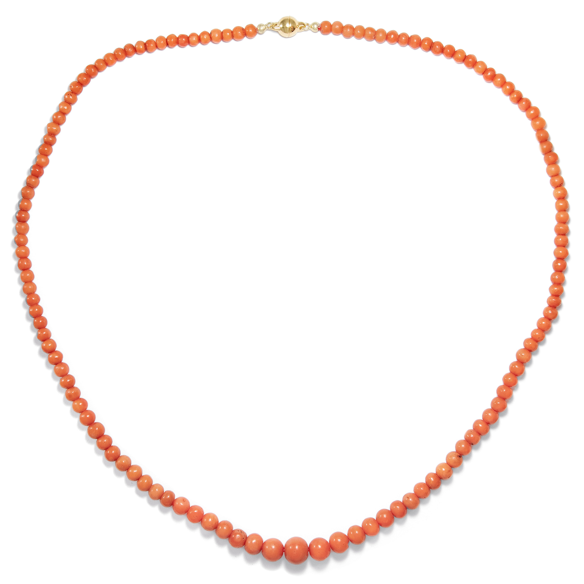 necklace made of coral