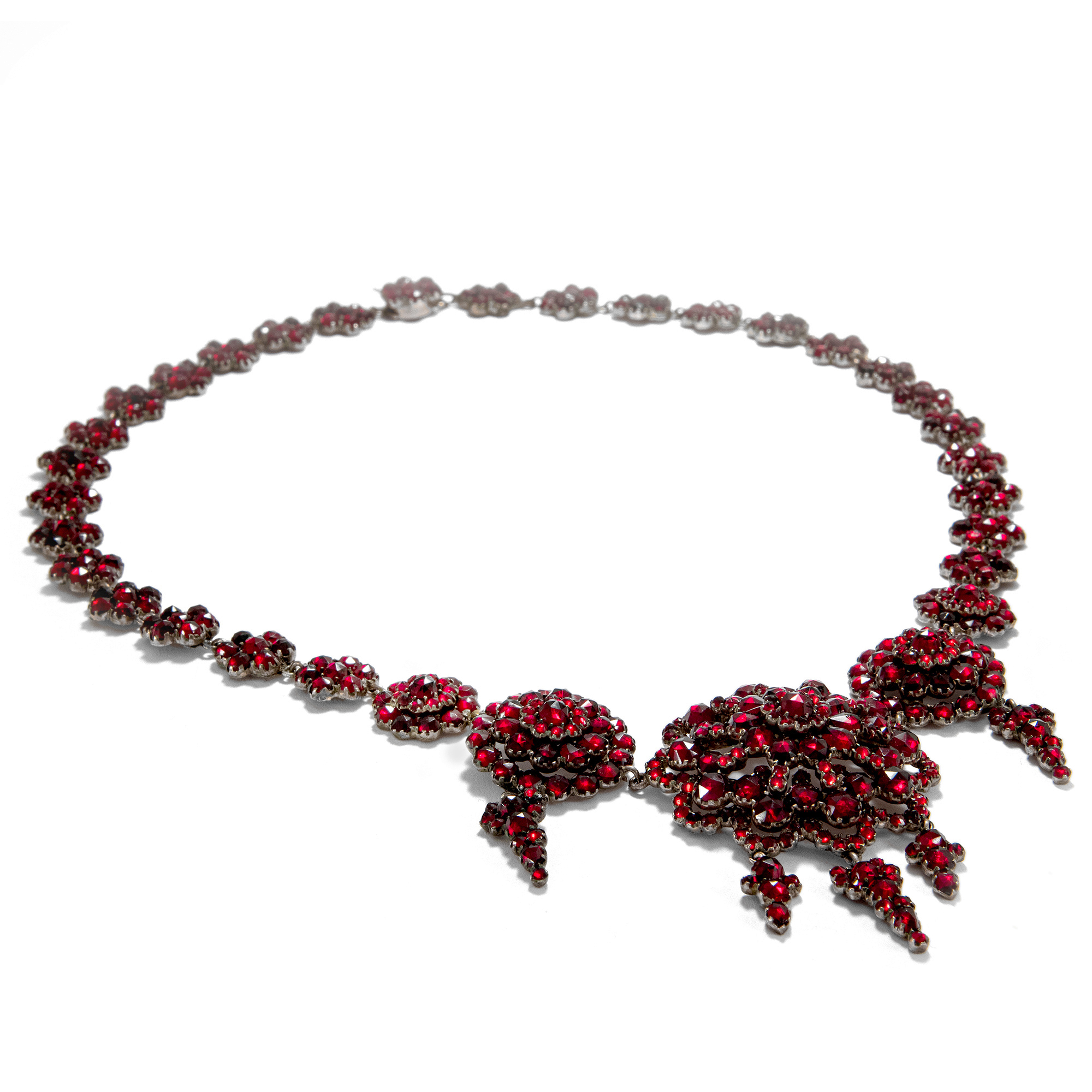 Festive Antique Necklace Um 1865 Bohemian Chain