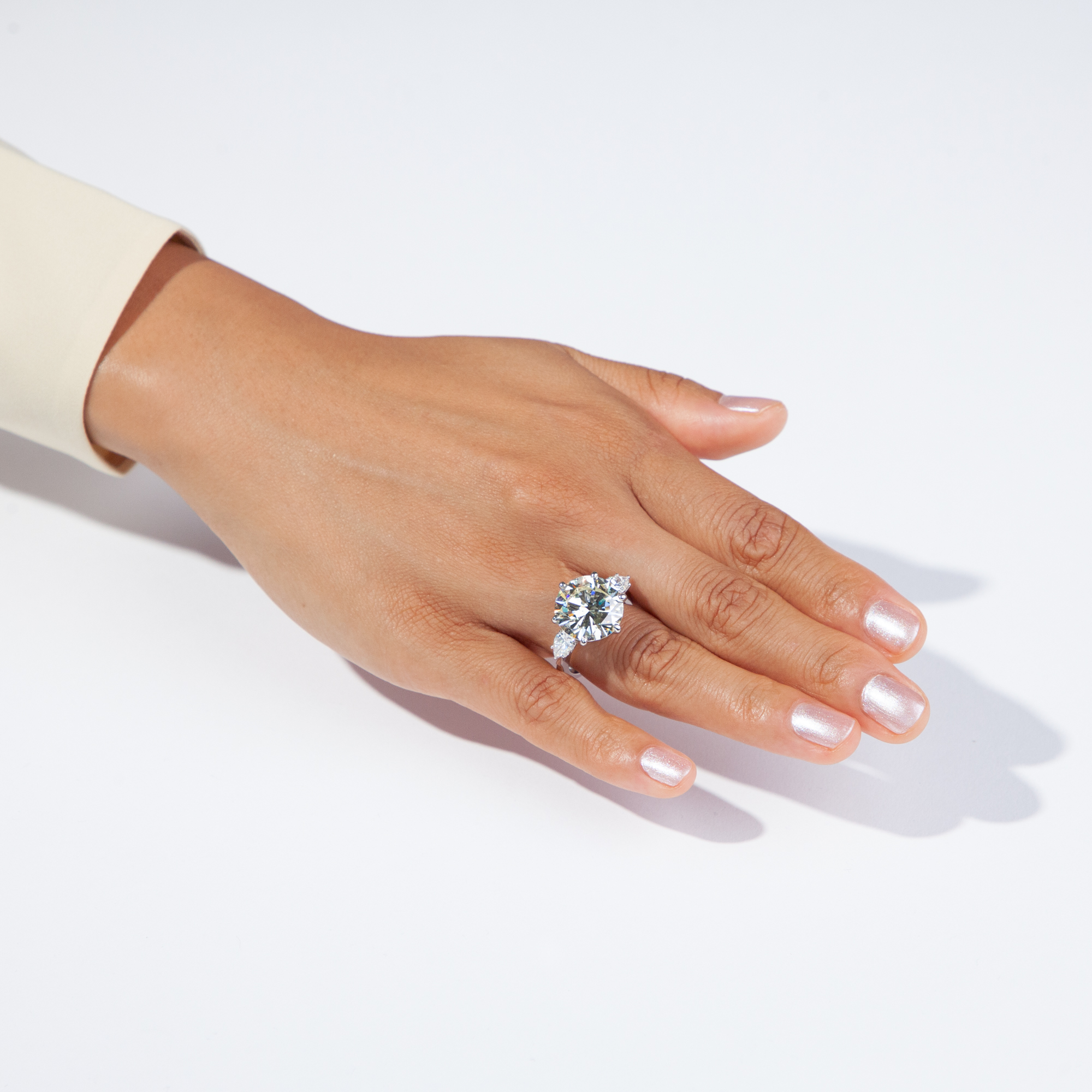 Spectacular 10.05 ct Diamond Solitaire in White Gold Ring, ca. 1980 Spectacular 10.05 ct Diamond Solitaire in White Gold Ring, ca. 1980