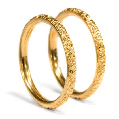 Eheringe aus hochkarätigem Gold aus unserer Werkstatt Eheringe aus hochkarätigem Gold aus unserer Werkstatt
