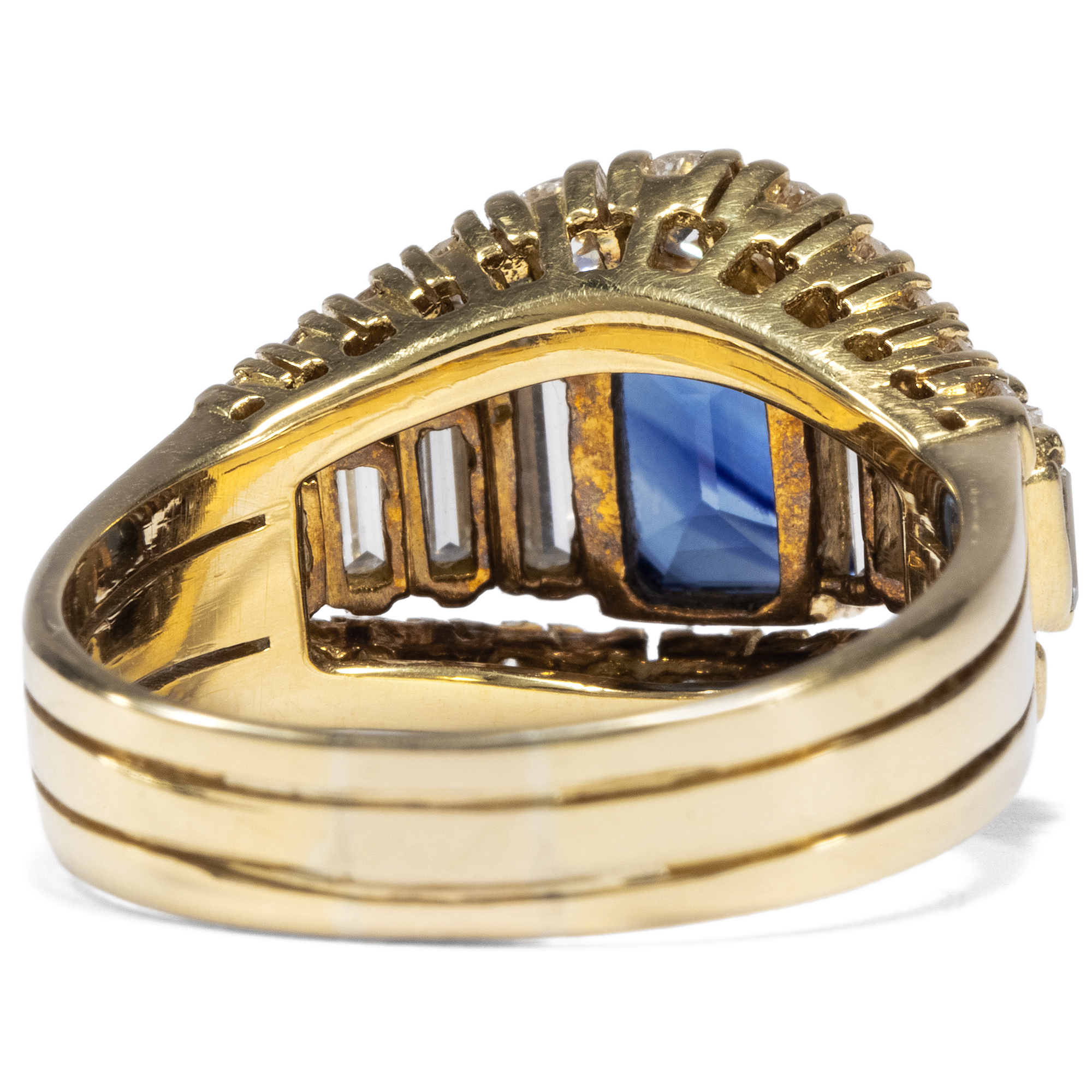 Multifaceted Variations • Vintage Sapphire Ring With