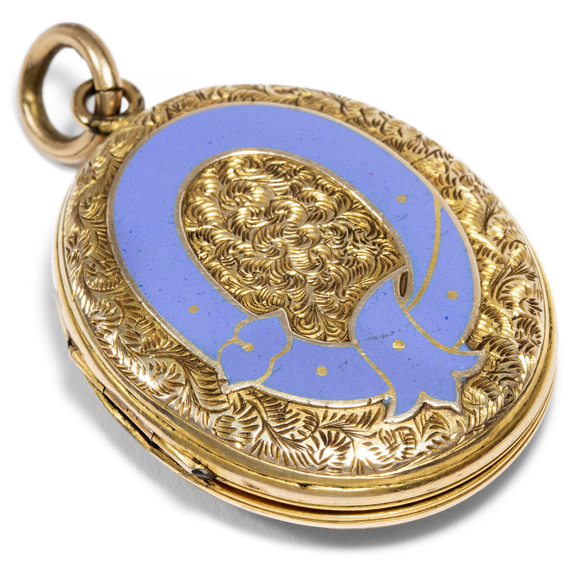 Victorian Medallion Pendant With Belt, ca. 1870