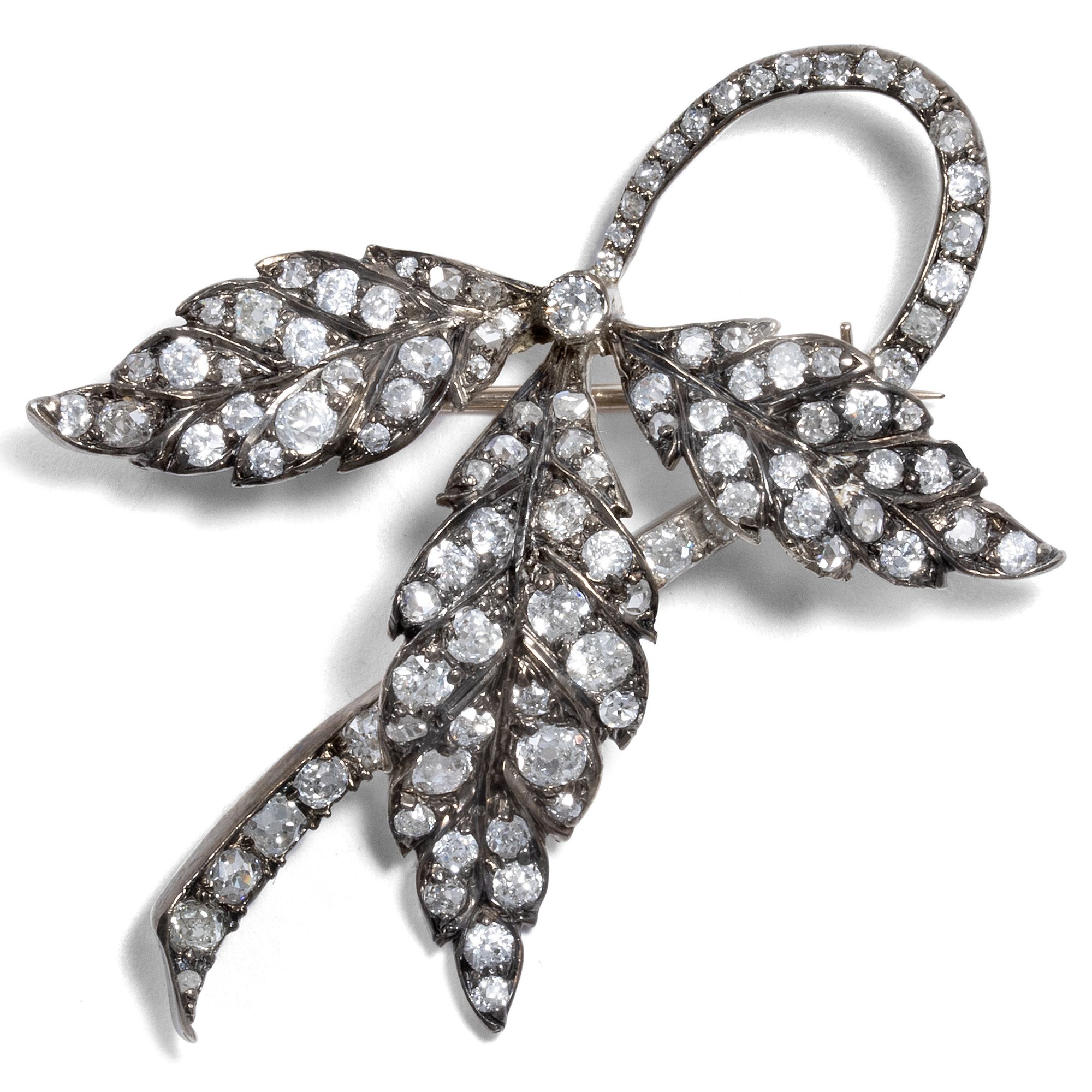 antique diamond brooch