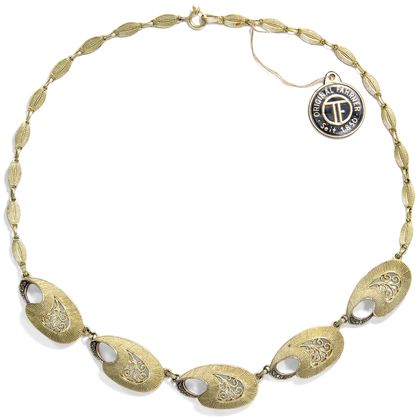 Ungetragenes Collier von Theodor Fahrner, Pforzheim um 1955 Ungetragenes Collier von Theodor Fahrner, Pforzheim um 1955