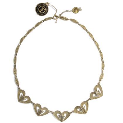 Ungetragenes Collier von Theodor Fahrner, Pforzheim um 1955 Ungetragenes Collier von Theodor Fahrner, Pforzheim um 1955