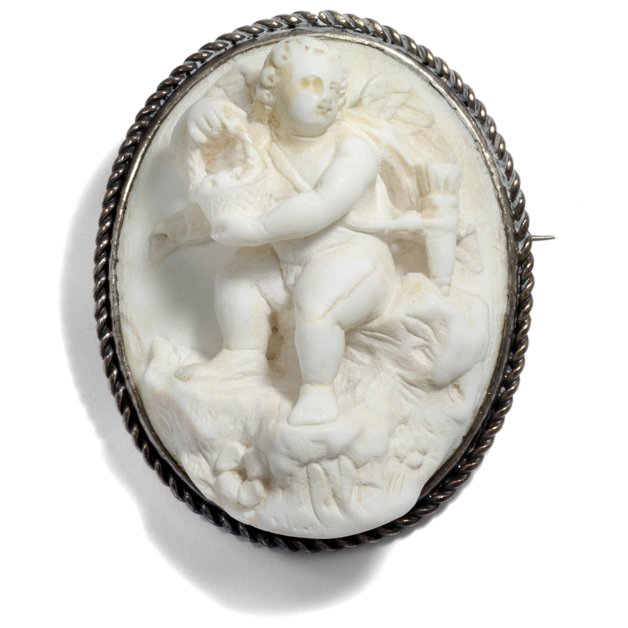 Lava cameo deals brooch