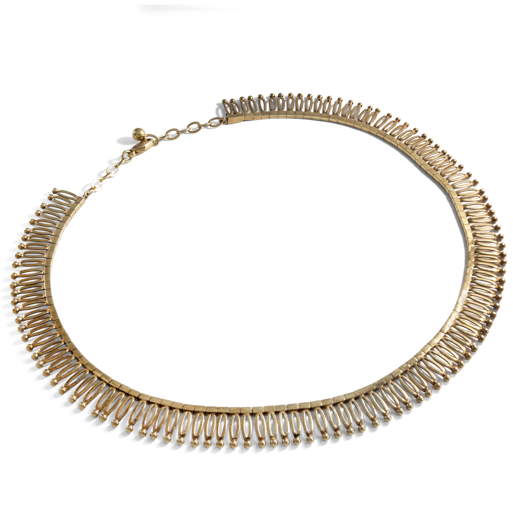 Glamorous Cleopatra Necklace in Gold, Around 1965