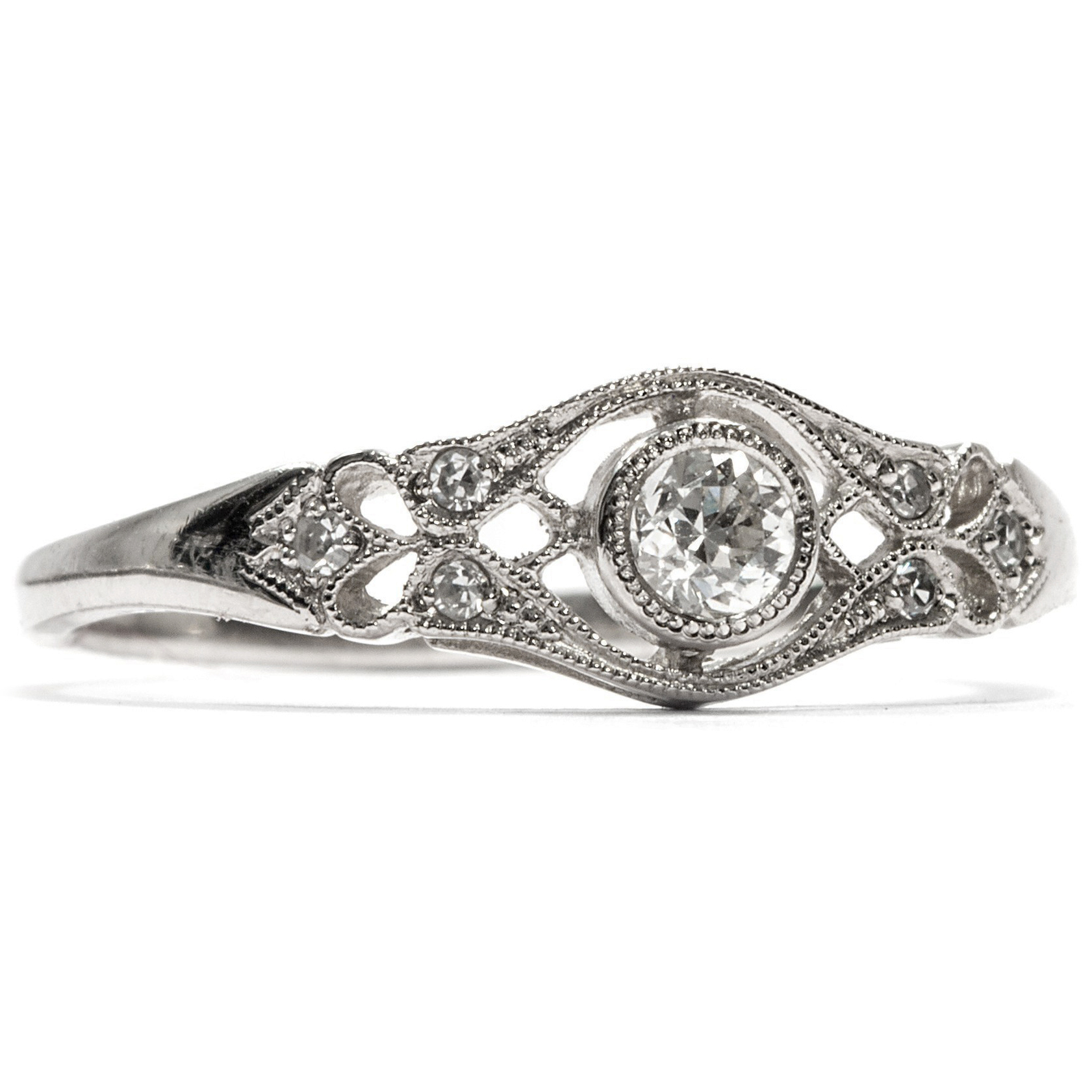 From Our Workshop: Fine Platinum Ring With Flawless Diamond