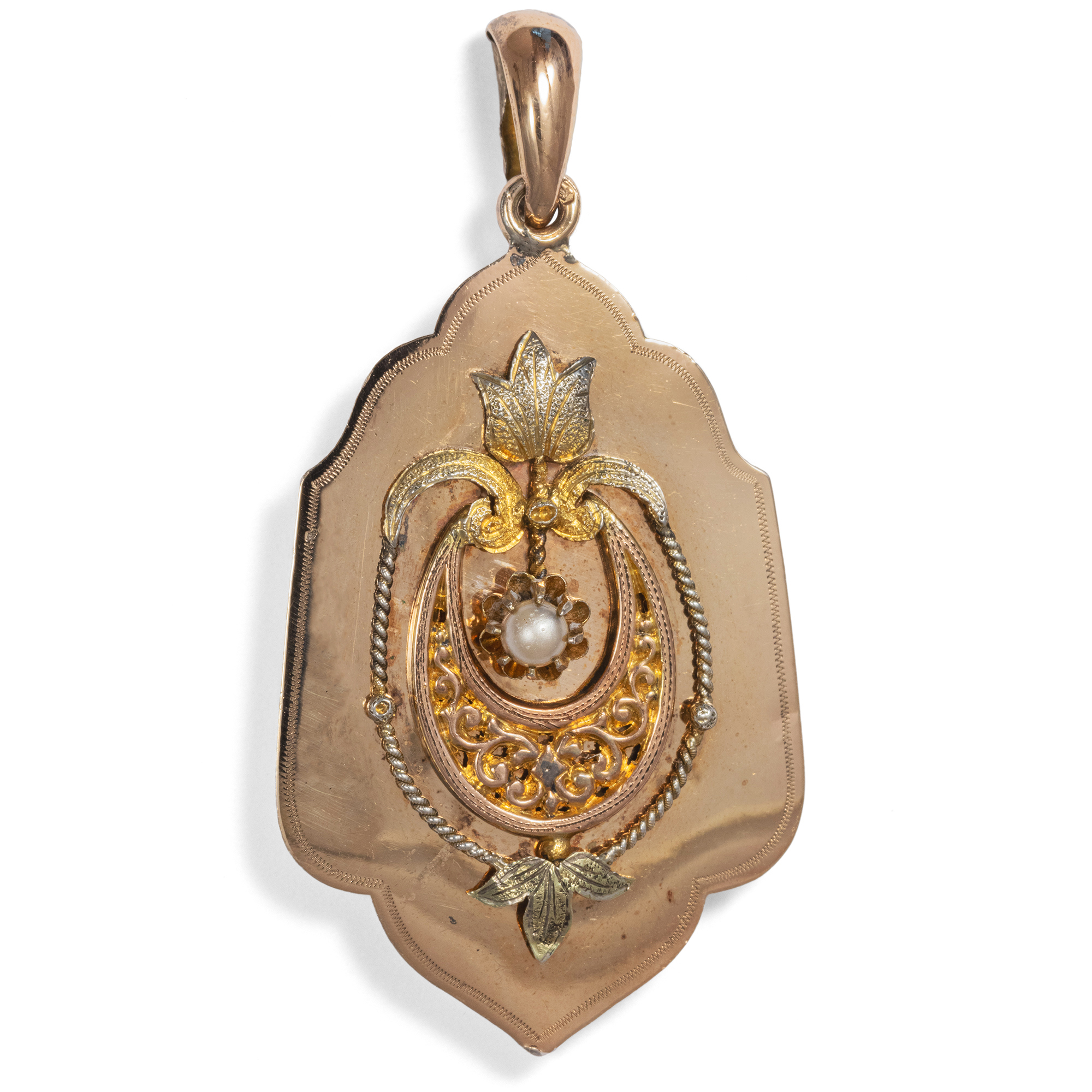 Antique Locket Pendant The Years Around 1870