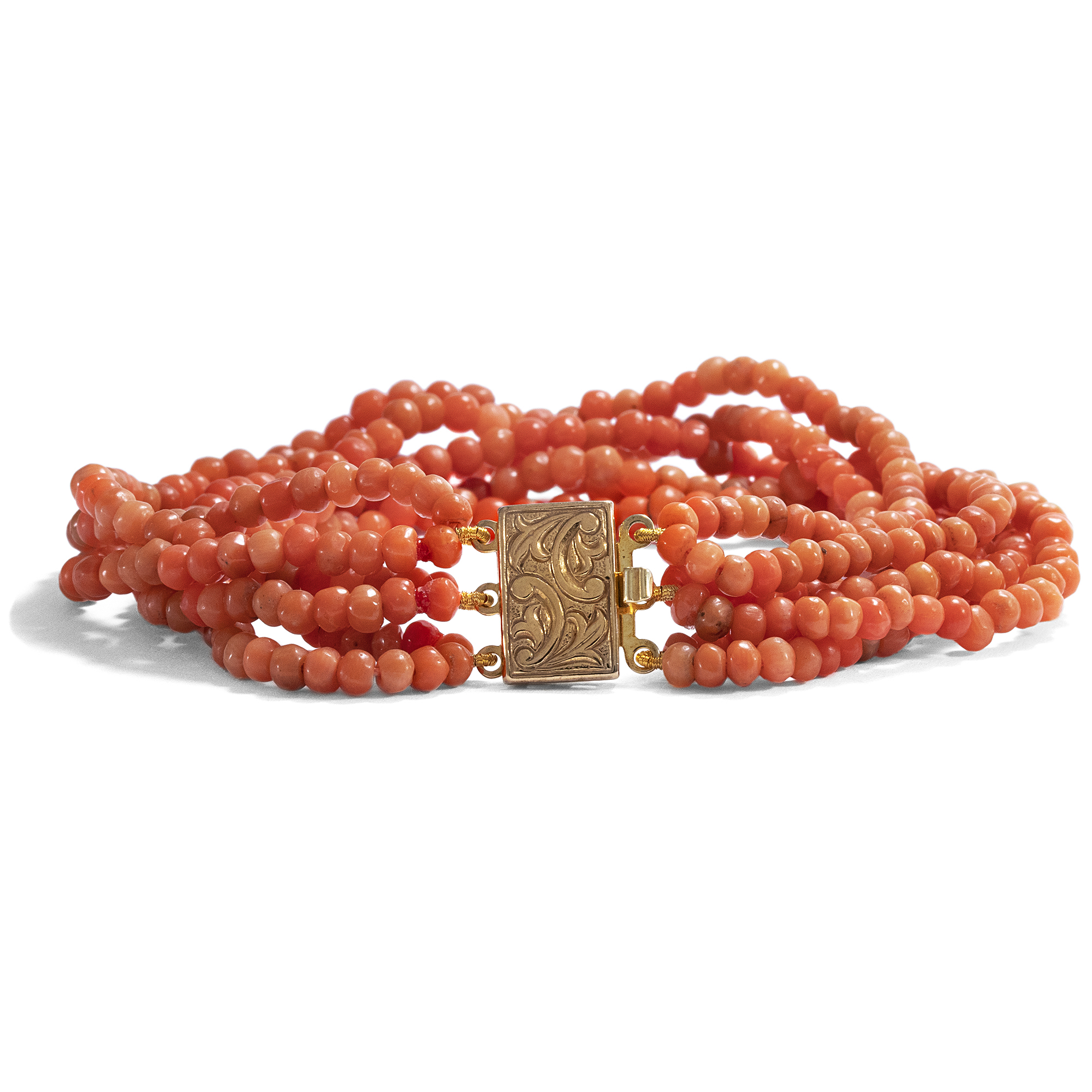 Antique hot sale coral bracelet