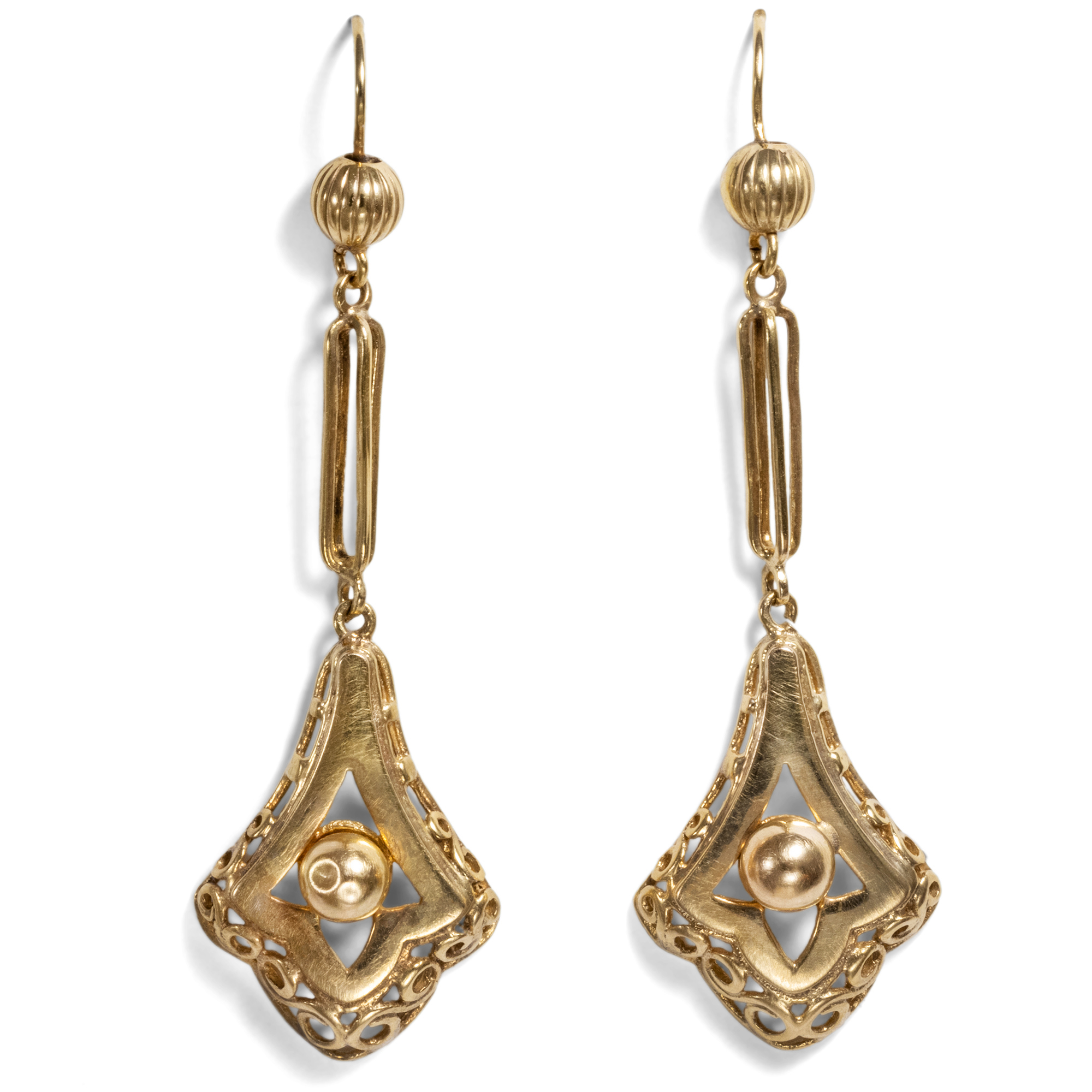 Antique on sale gold earrings