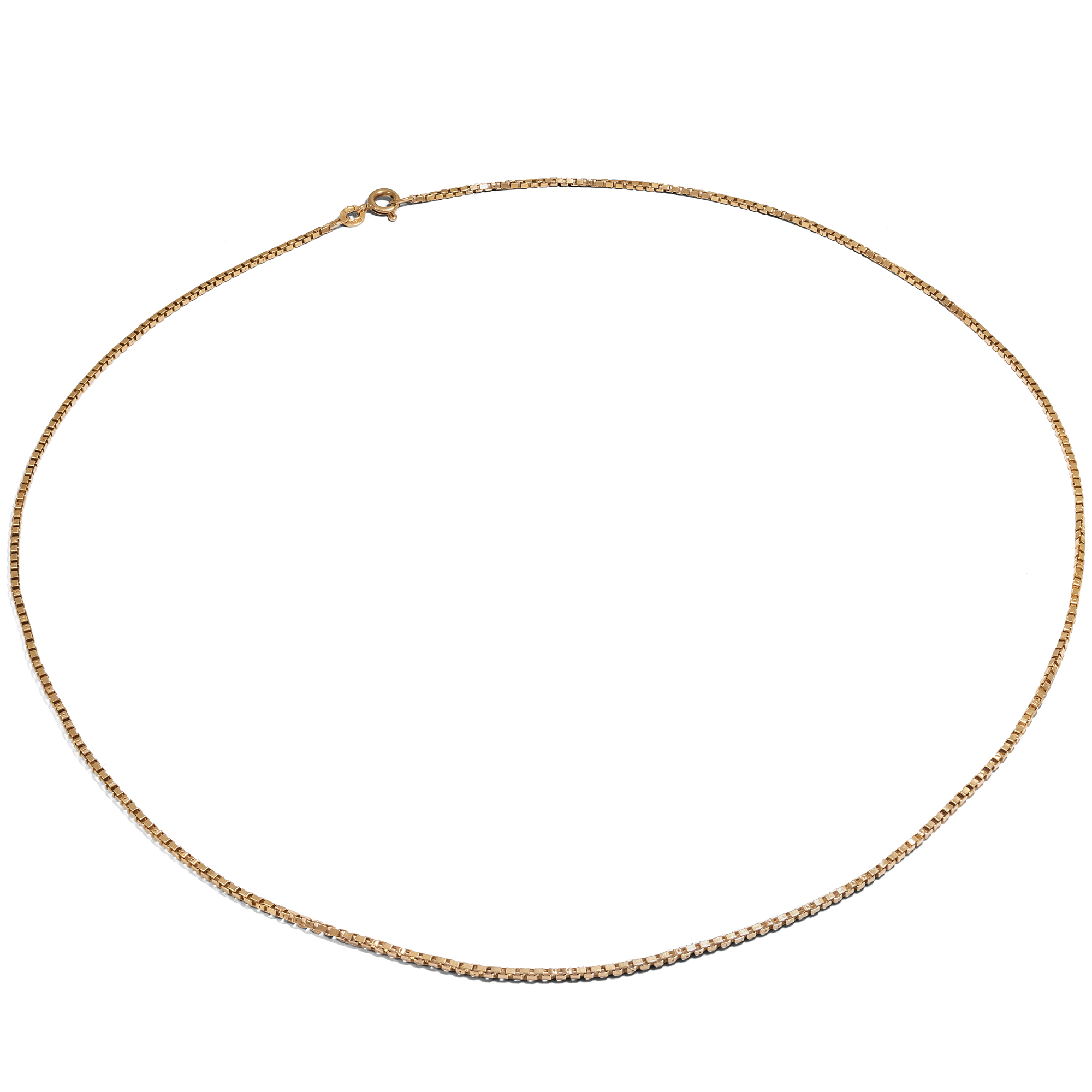 Schöne vintage Venezianerkette aus hochkarätigem Gold, Italien, um 1975 Schöne vintage Venezianerkette aus hochkarätigem Gold, Italien, um 1975