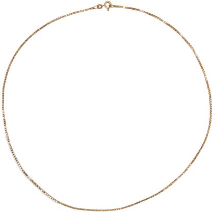 Schöne vintage Venezianerkette aus hochkarätigem Gold, Italien, um 1975 Schöne vintage Venezianerkette aus hochkarätigem Gold, Italien, um 1975