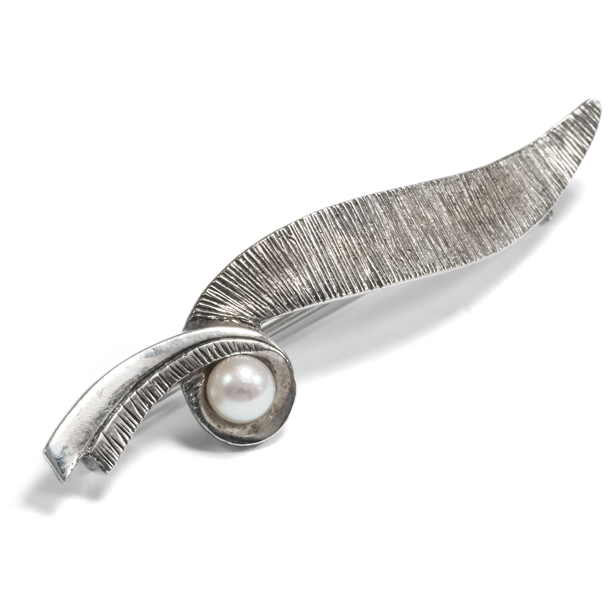 Vintage Brooch Of Theodor Fahrner With Pearl, Around 1960