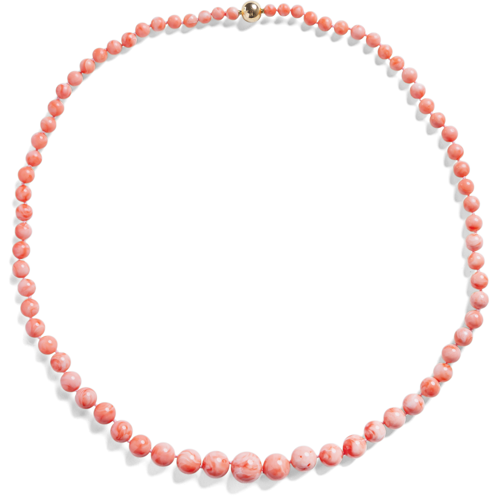 Angel skin coral on sale necklace