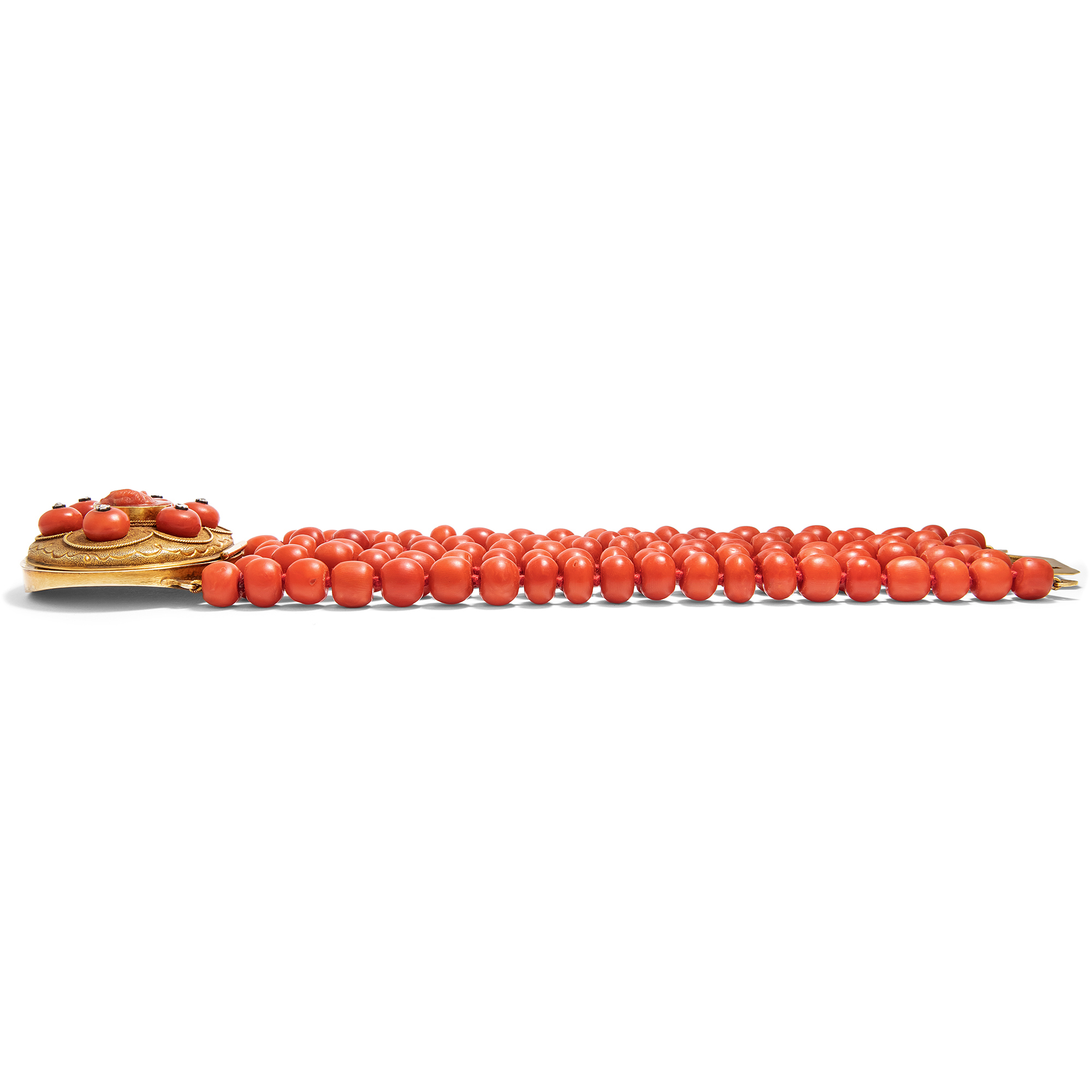 18k coral bracelet discount