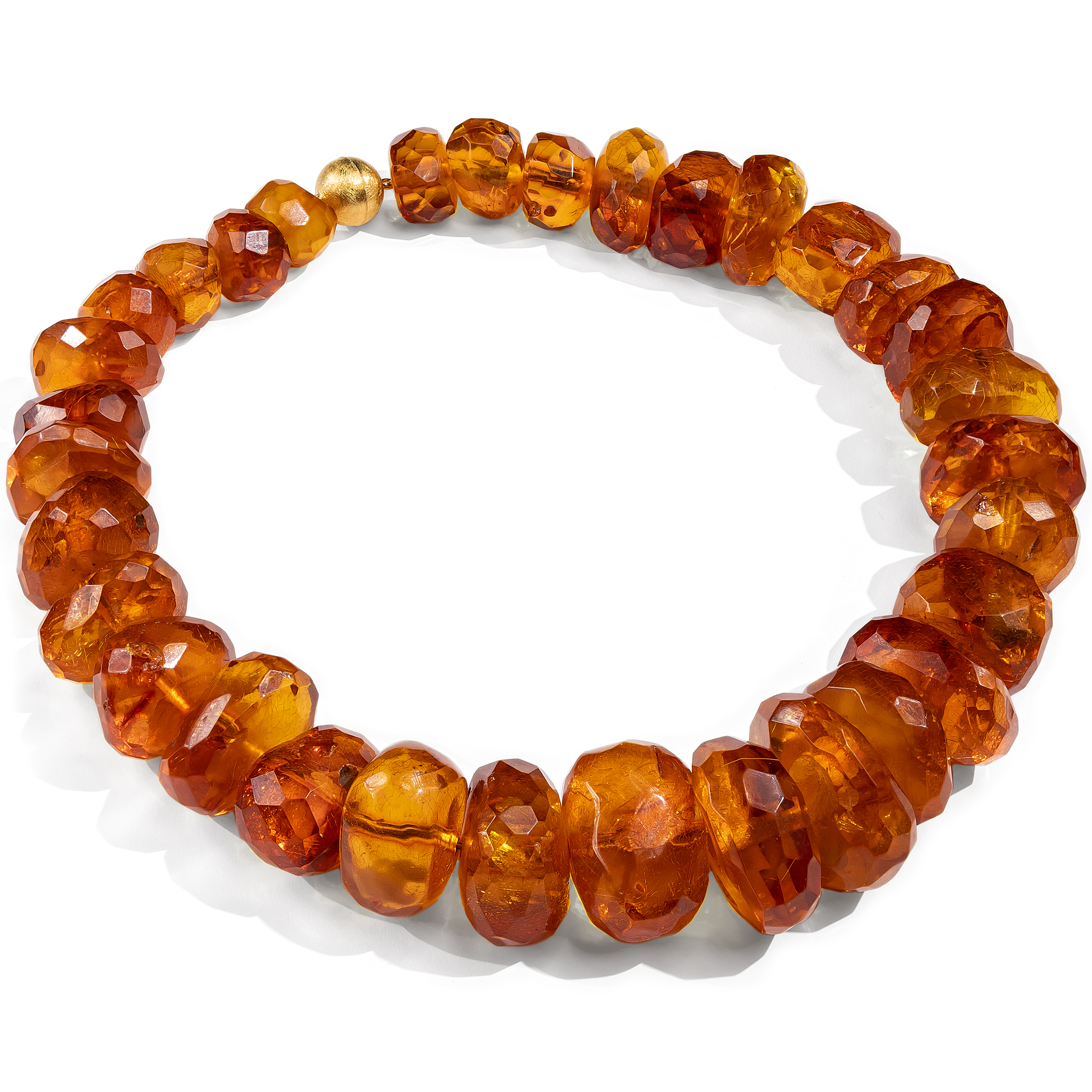 Large Necklace of the Schaumburg Costume Made of Faceted Amber, ca. 1880/2023