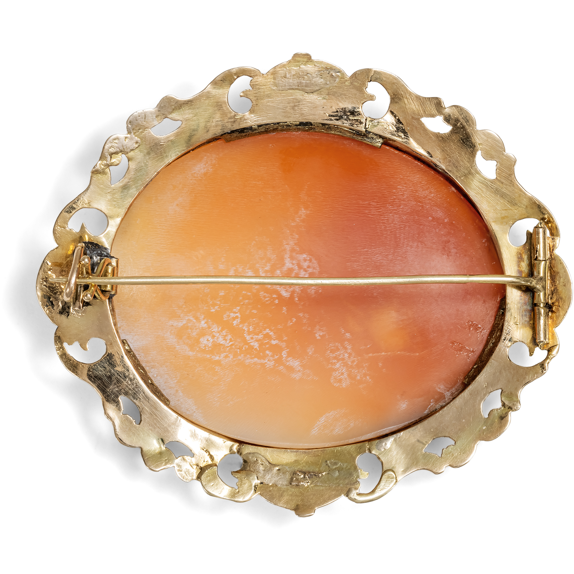 Muschelkamee nach Rubens, gefasst in Gold, Niederlande um 1950 Muschelkamee nach Rubens, gefasst in Gold, Niederlande um 1950