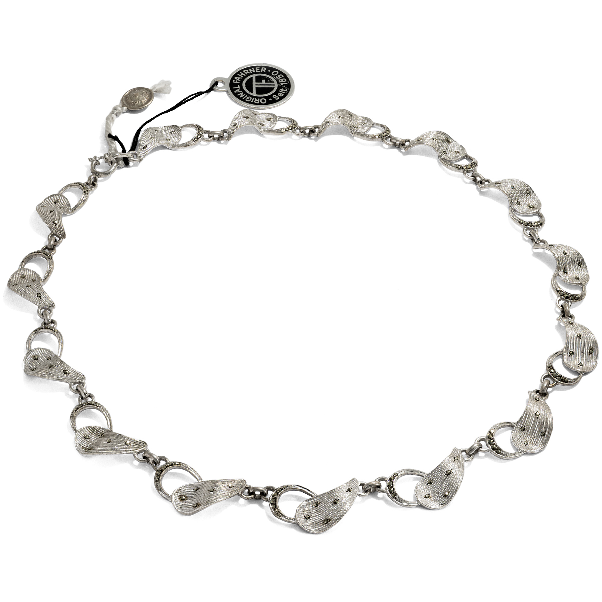 Unworn Silver Necklace by Theodor Fahrner, Circa 1955