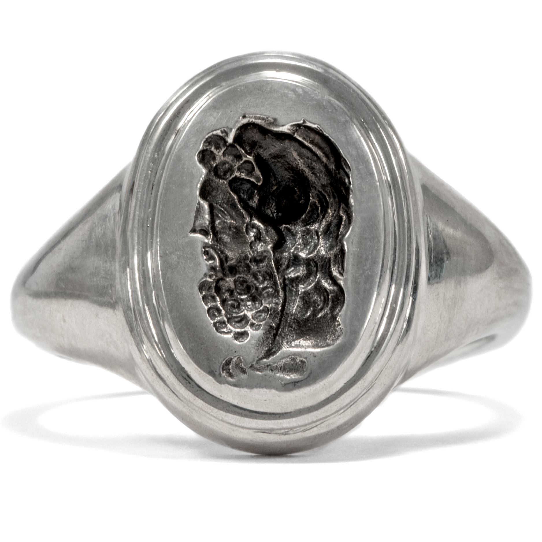 Powerful Silver Ring Depicting Hercules from Our Workshop