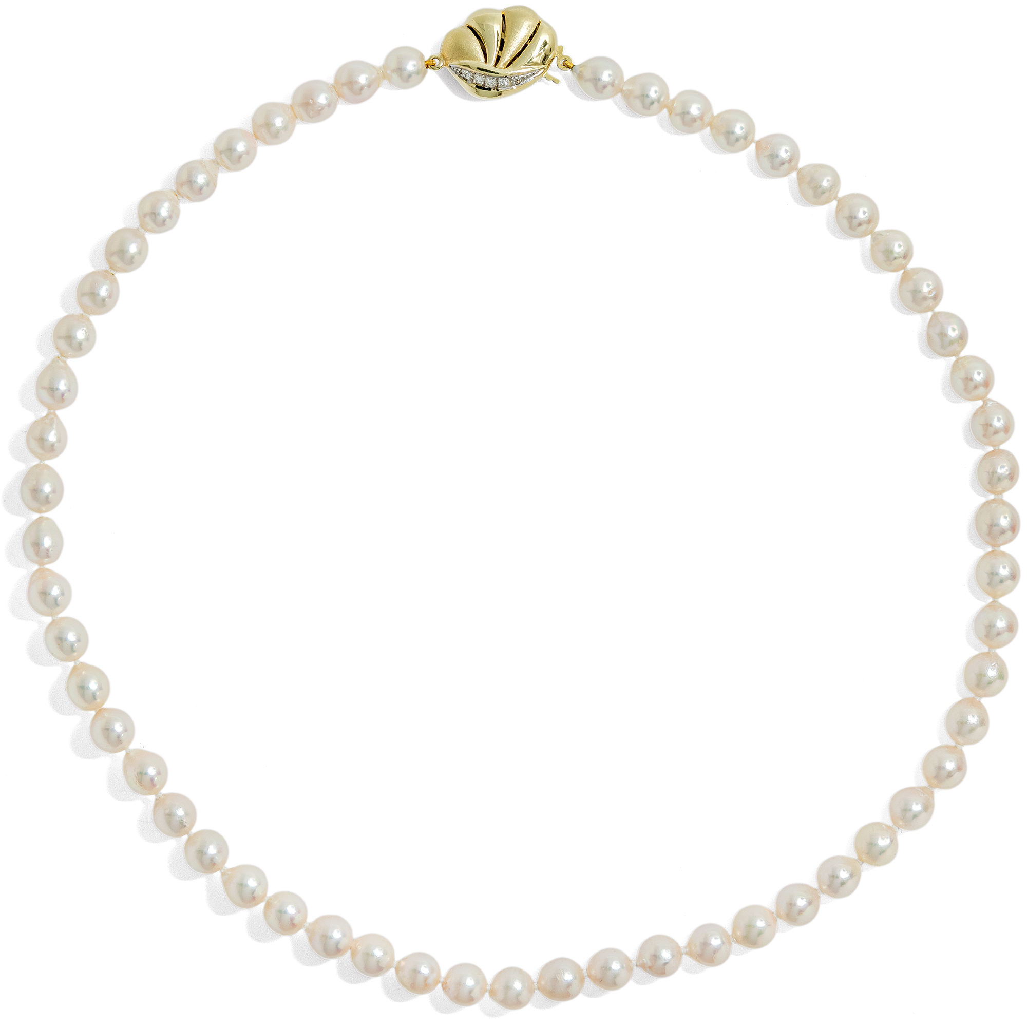 Vintage "Princesse" Akoya Cultured Pearl Necklace, c. 1990