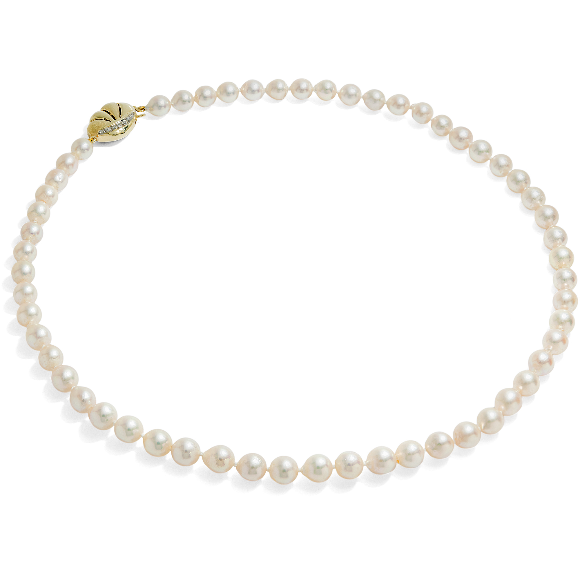 Vintage "Princesse" Akoya Cultured Pearl Necklace, c. 1990