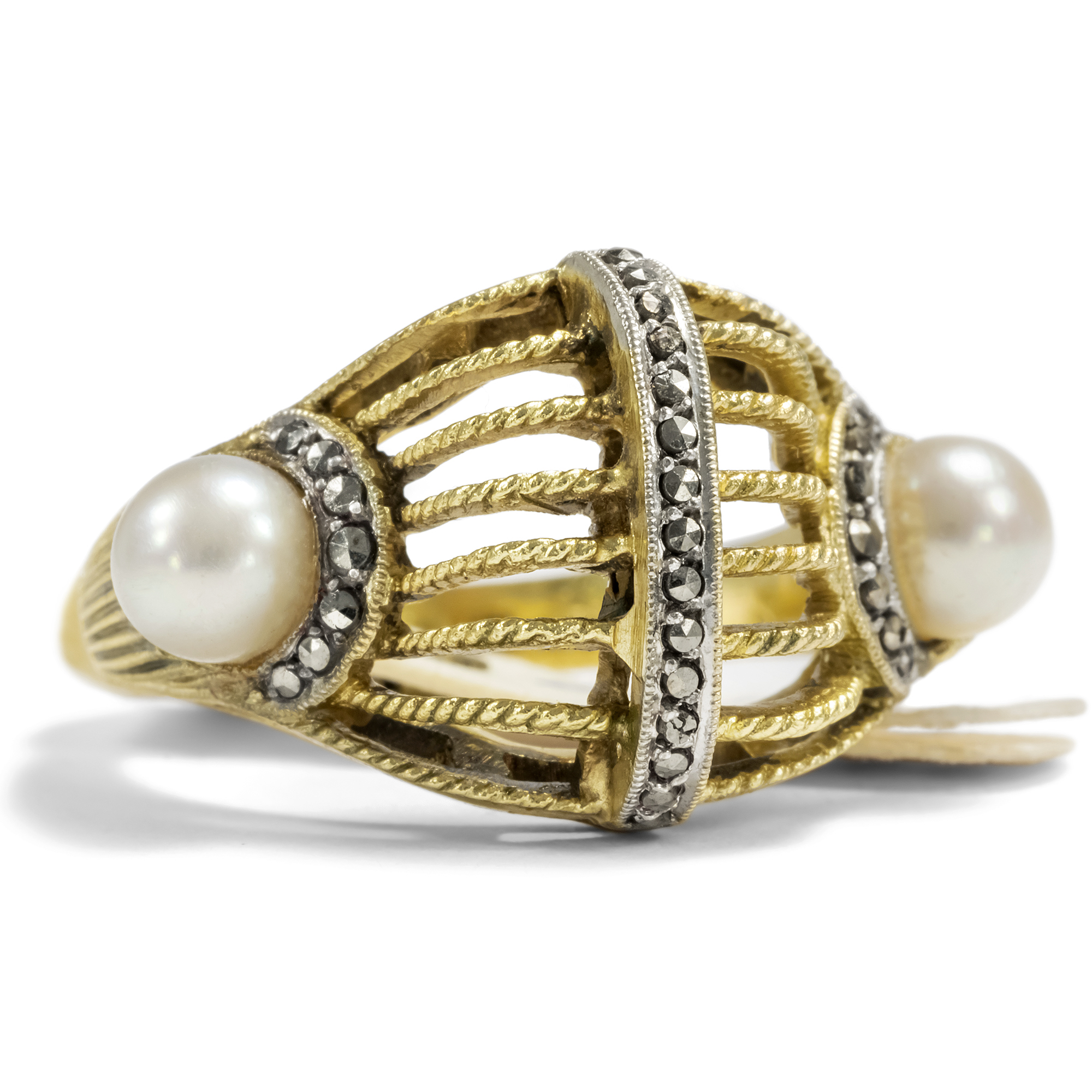 Unworn Ring by Theodor Fahrner With Pearls, Pforzheim c. 1955