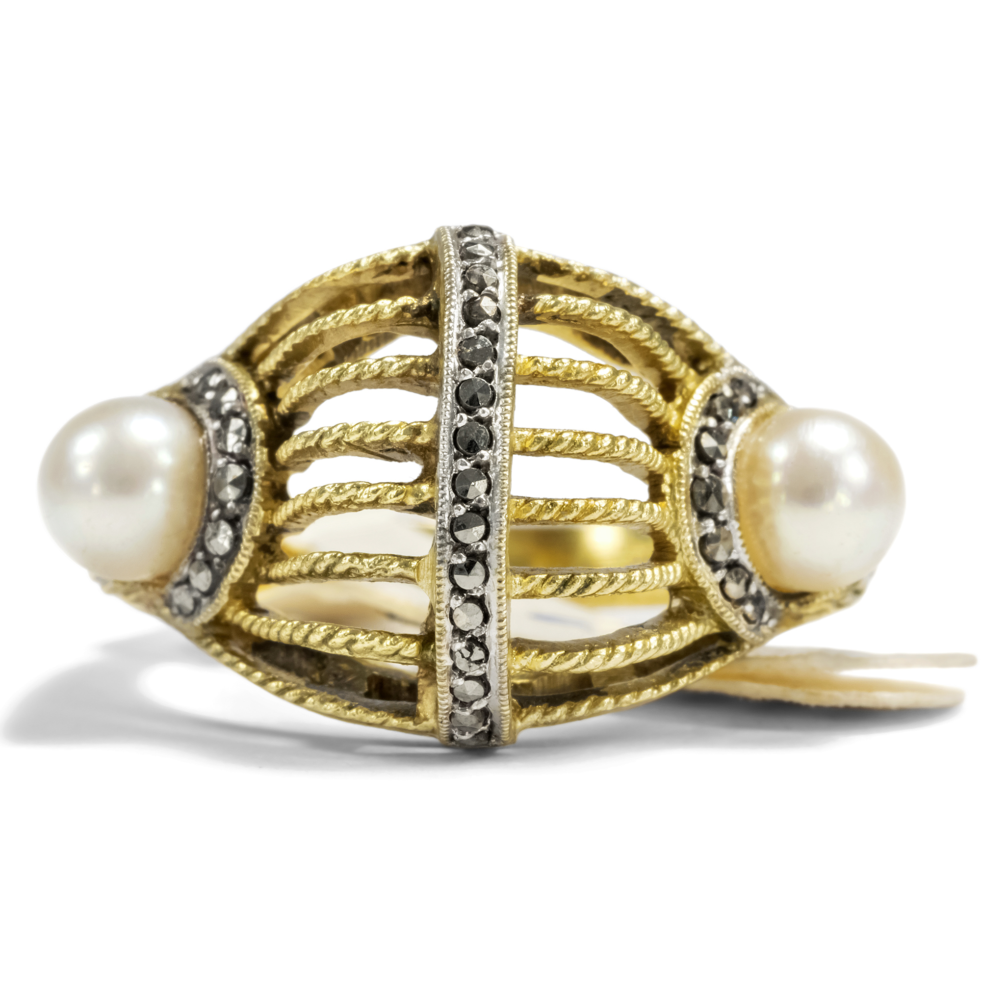 Unworn Ring by Theodor Fahrner With Pearls, Pforzheim c. 1955