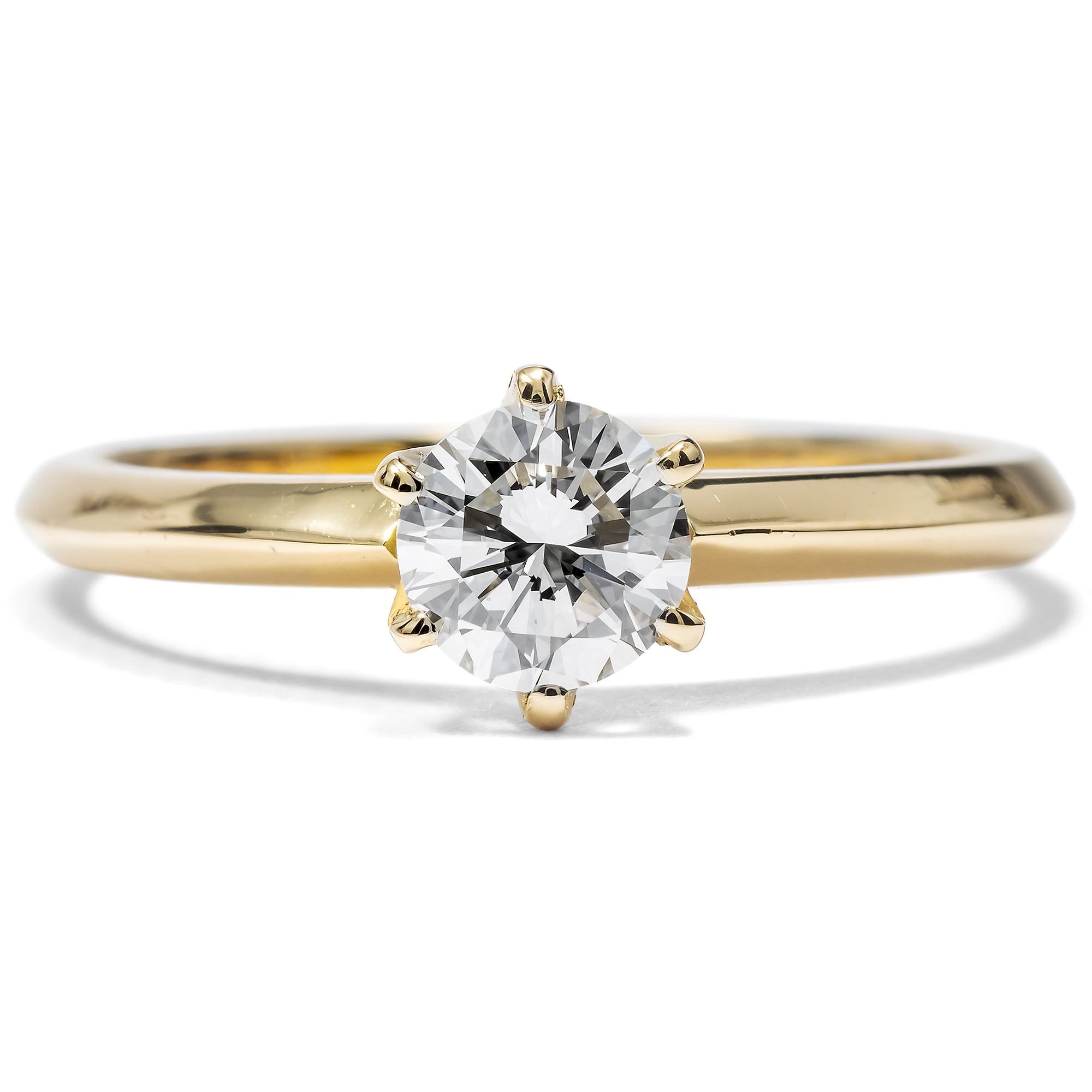 Classic Solitaire Ring with 0.57 ct Brilliant (D/vvs2) From Our Workshop