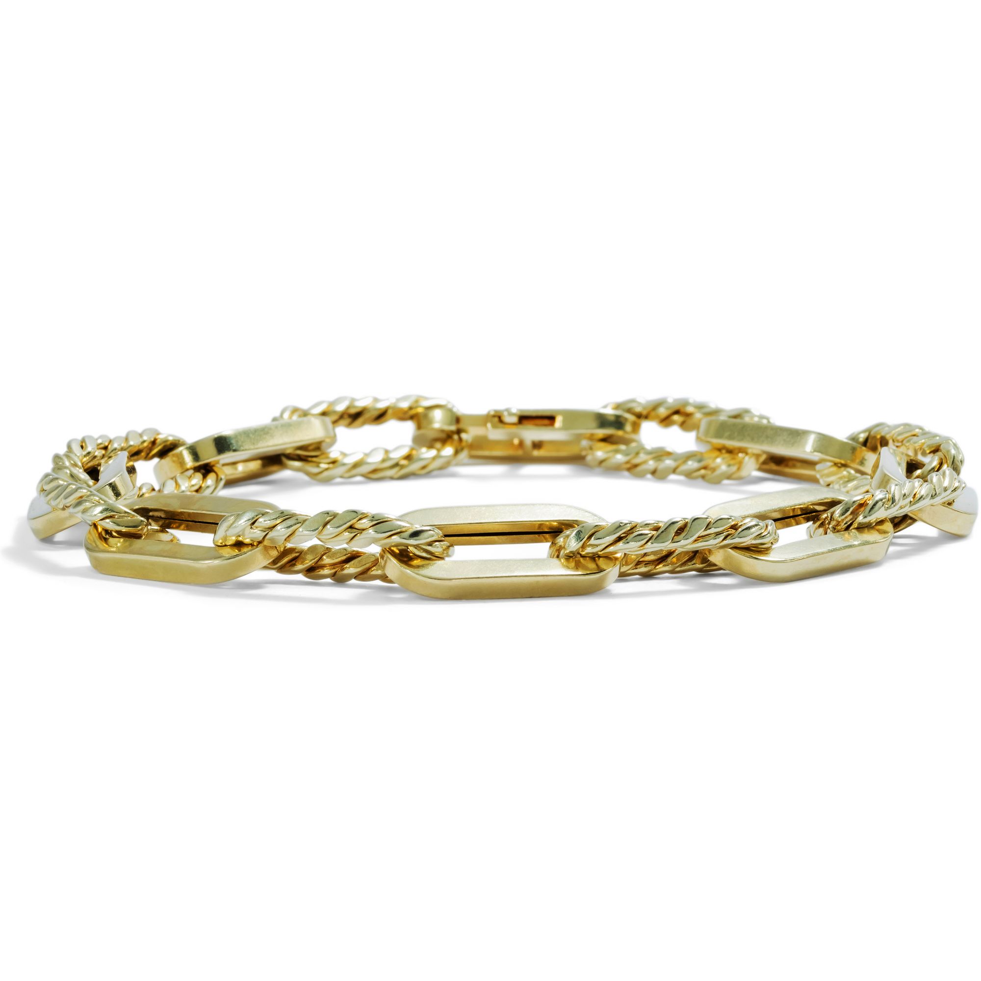 Timeless Vintage Bracelet In Yellow Gold, Germany c. 1975