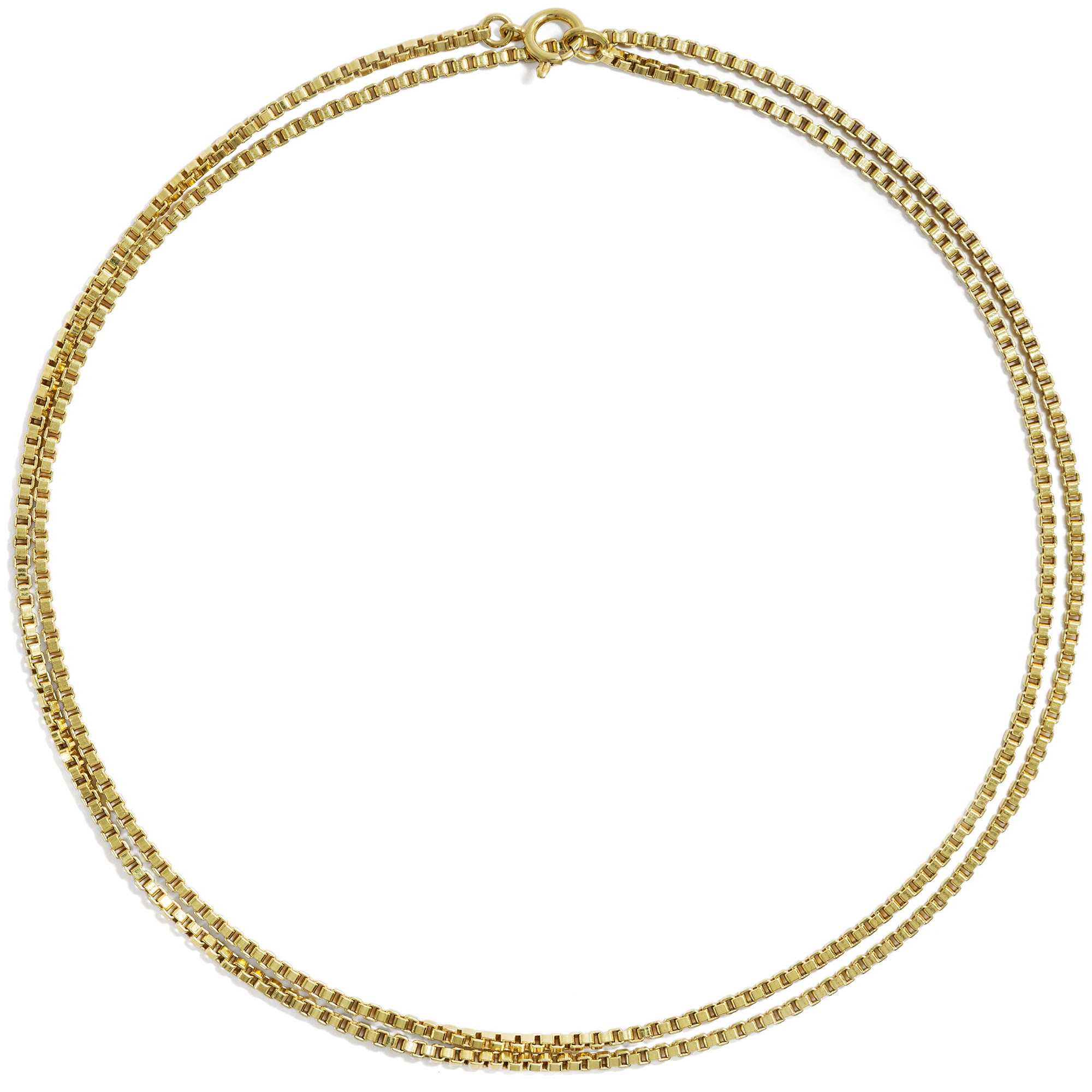 Long Venetian Gold Necklace, Germany c. 1980