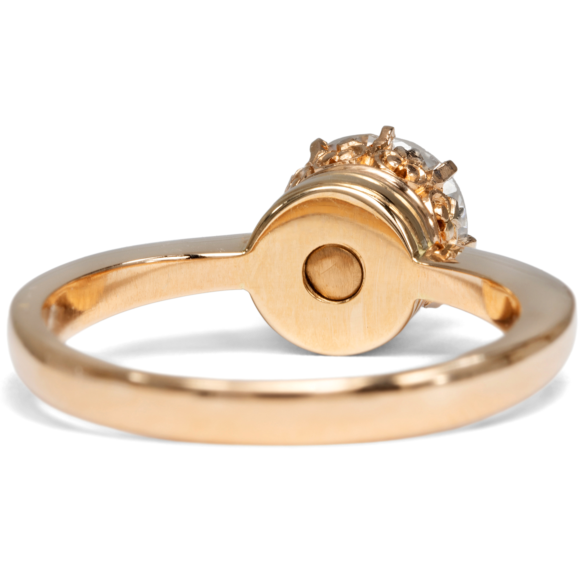 Old European Cut Diamond Solitaire Convertible into a Ring and Brooch, c. 1890 & later Old European Cut Diamond Solitaire Convertible into a Ring and Brooch, c. 1890 & later