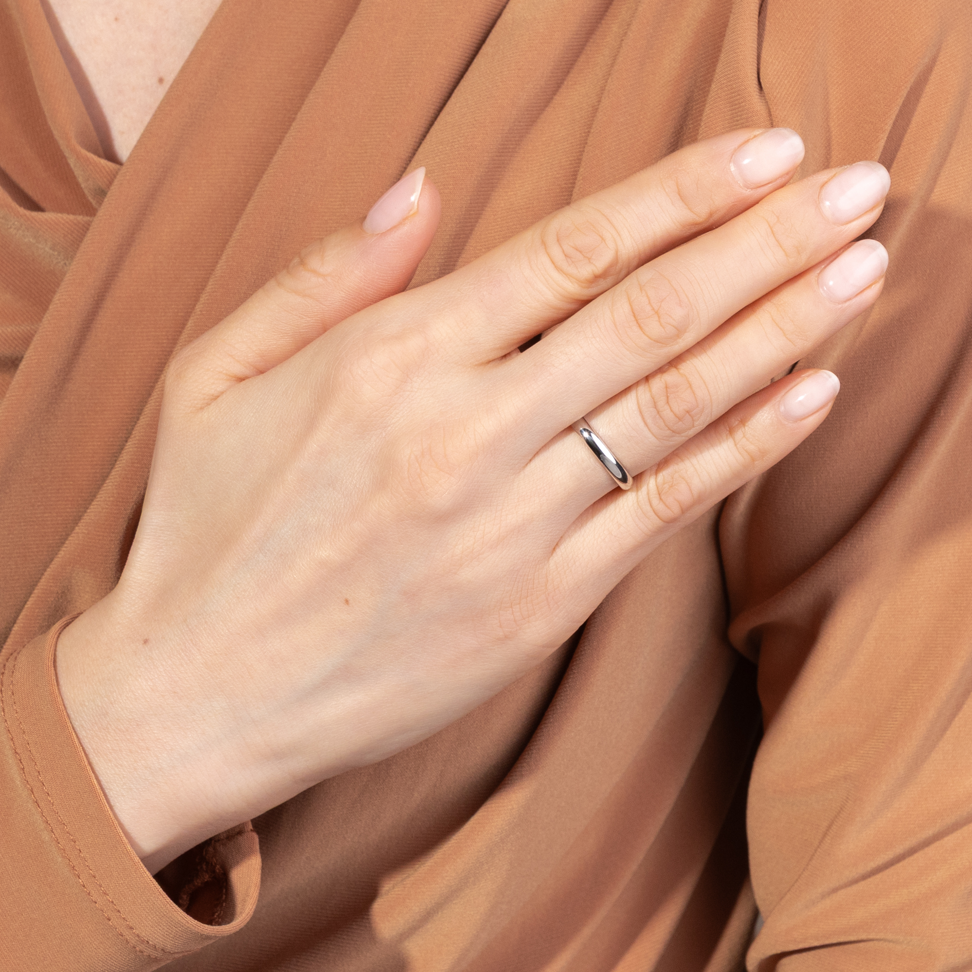 Luxurious Pair of Platinum Wedding Bands From Our Workshop Luxurious Pair of Platinum Wedding Bands From Our Workshop