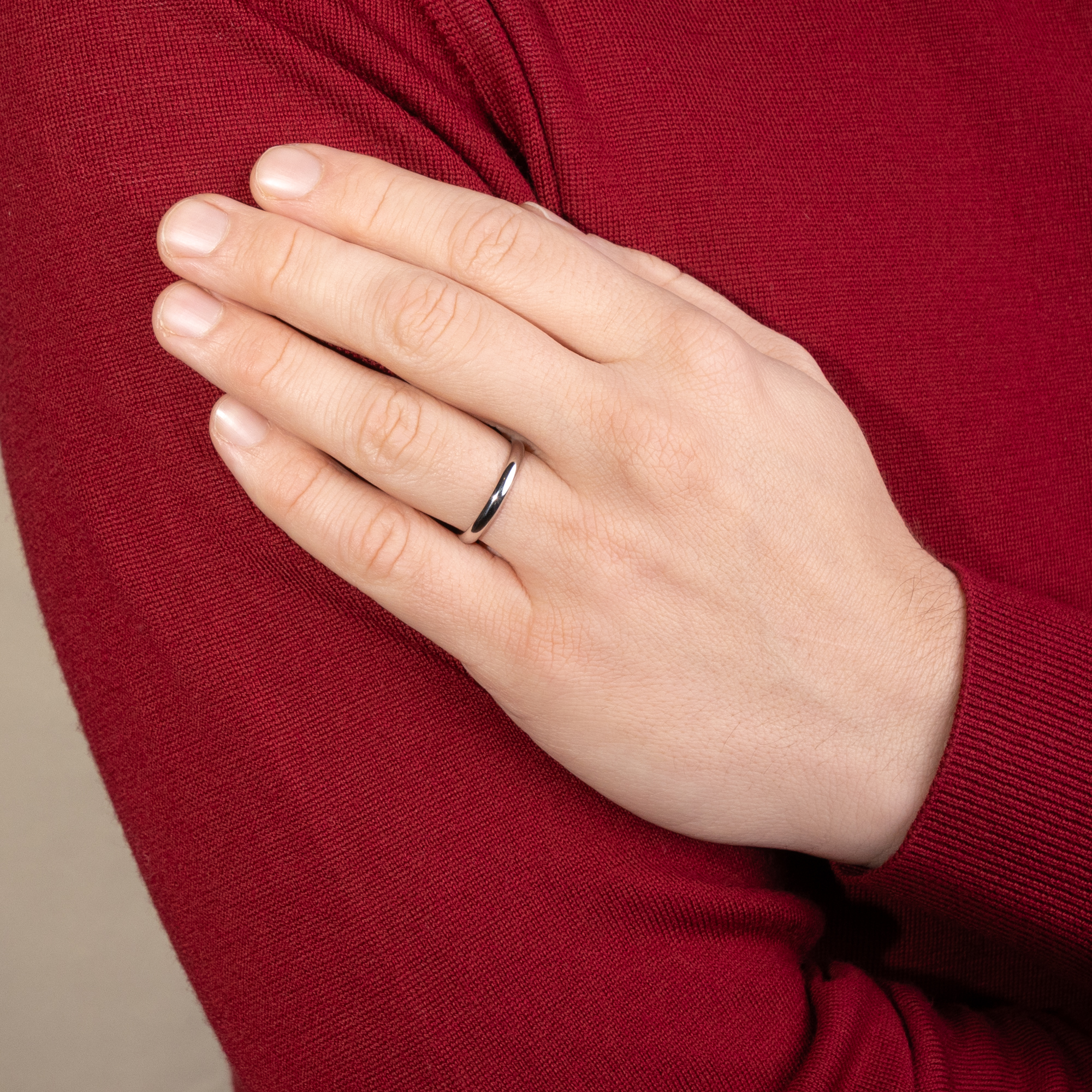 Luxurious Pair of Platinum Wedding Bands From Our Workshop Luxurious Pair of Platinum Wedding Bands From Our Workshop