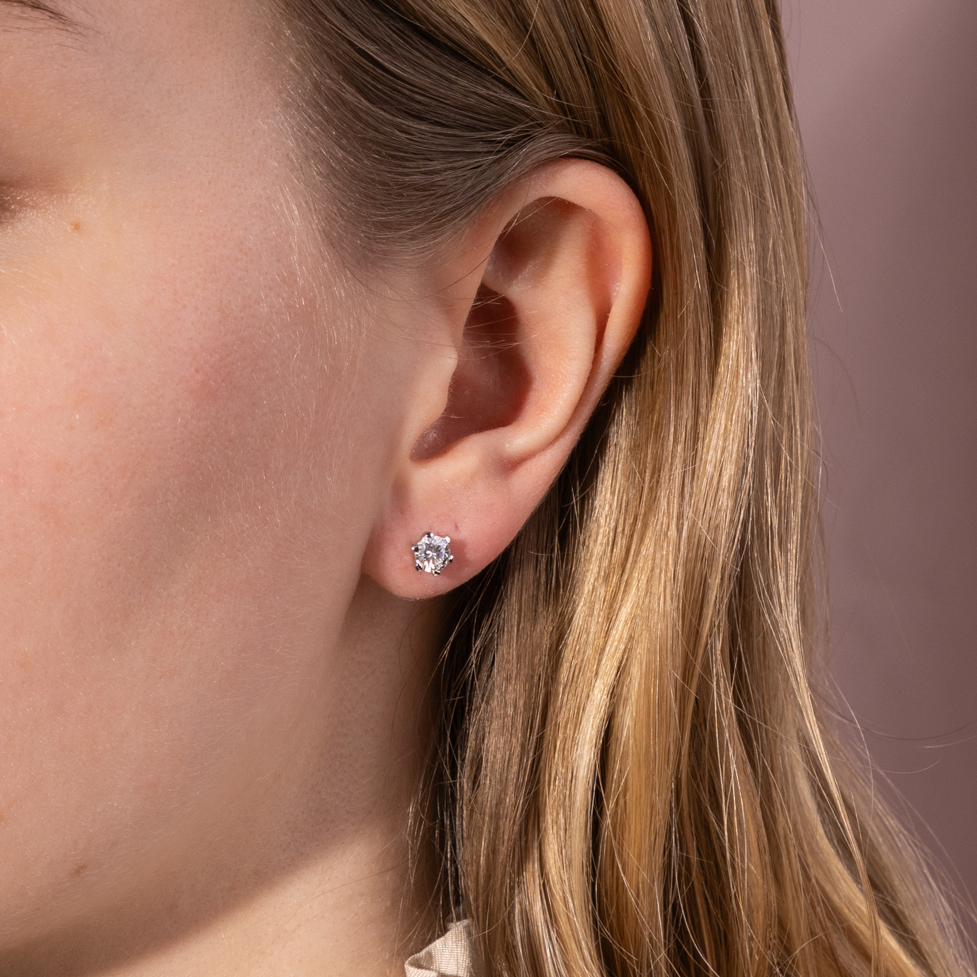 Exquisite vintage Diamonds Set in Platinum Stud Earrings From Our Workshop Exquisite vintage Diamonds Set in Platinum Stud Earrings From Our Workshop