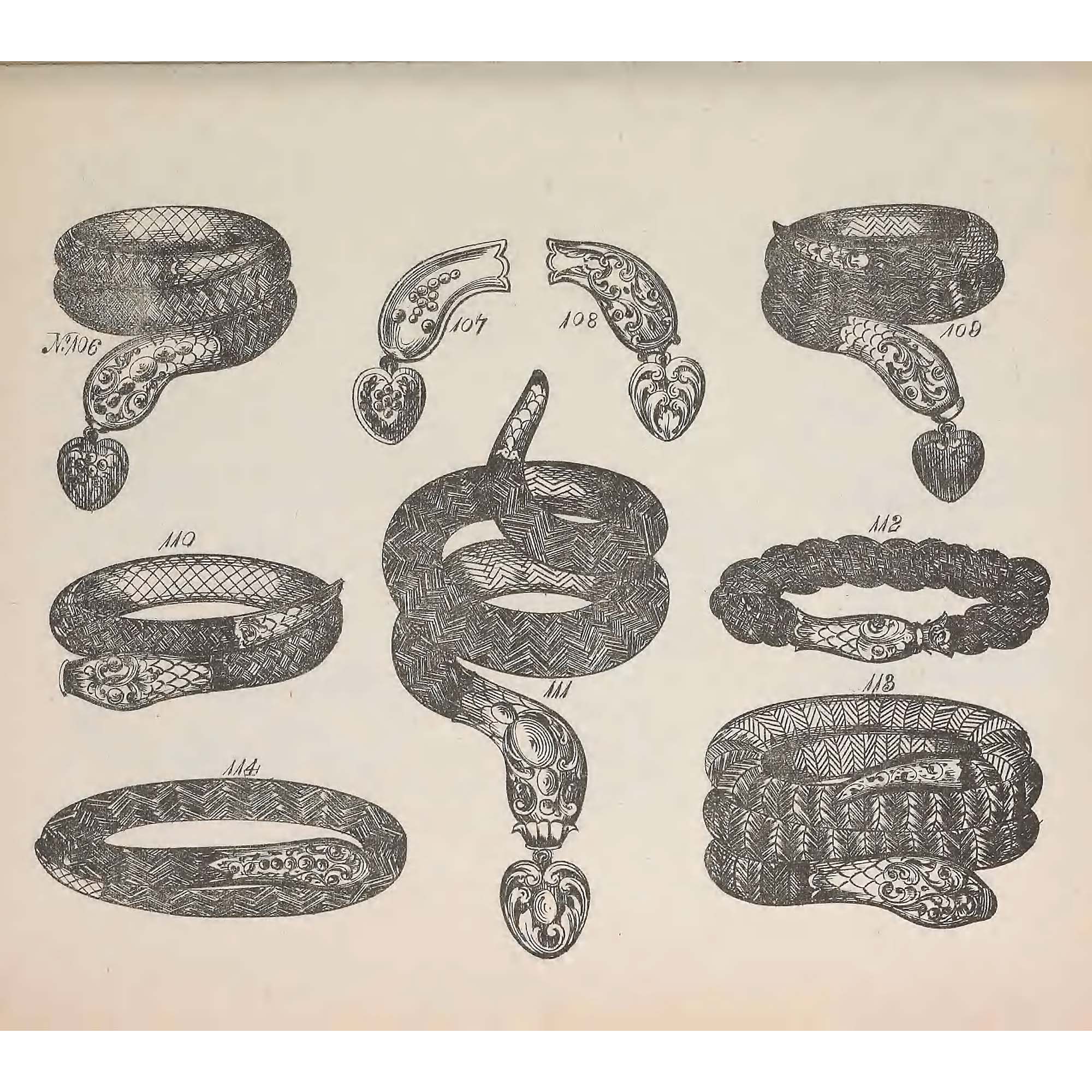 Viktorianisches Schlangen-Collier mit Medaillon in Gold & Horn, England um 1860 Viktorianisches Schlangen-Collier mit Medaillon in Gold & Horn, England um 1860
