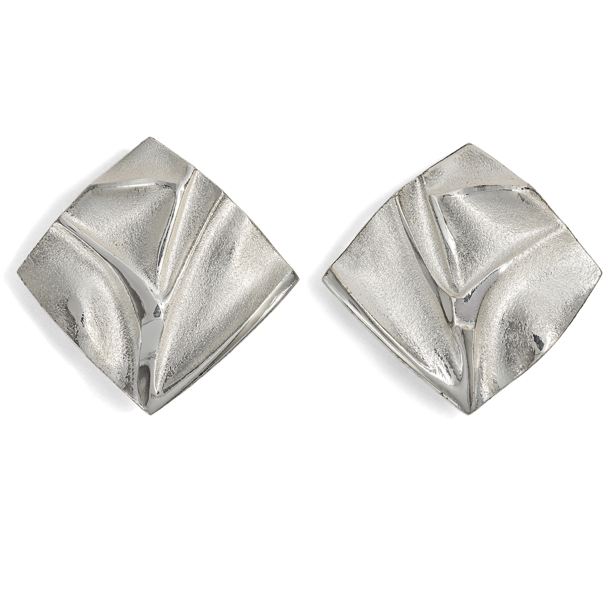 Vintage Ear Clips by Björn Weckström for LAPPONIA, Finland 1997 Vintage Ear Clips by Björn Weckström for LAPPONIA, Finland 1997