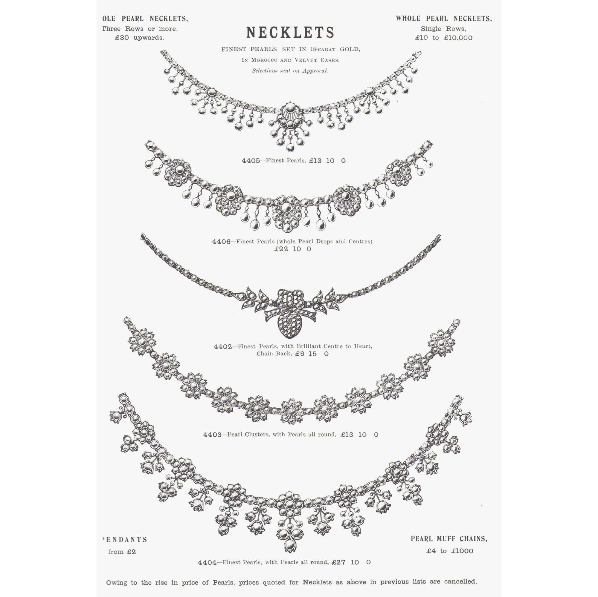 Zierliches antikes „Necklet“ mit Perlen in Gold, Großbritannien um 1900 Zierliches antikes „Necklet“ mit Perlen in Gold, Großbritannien um 1900