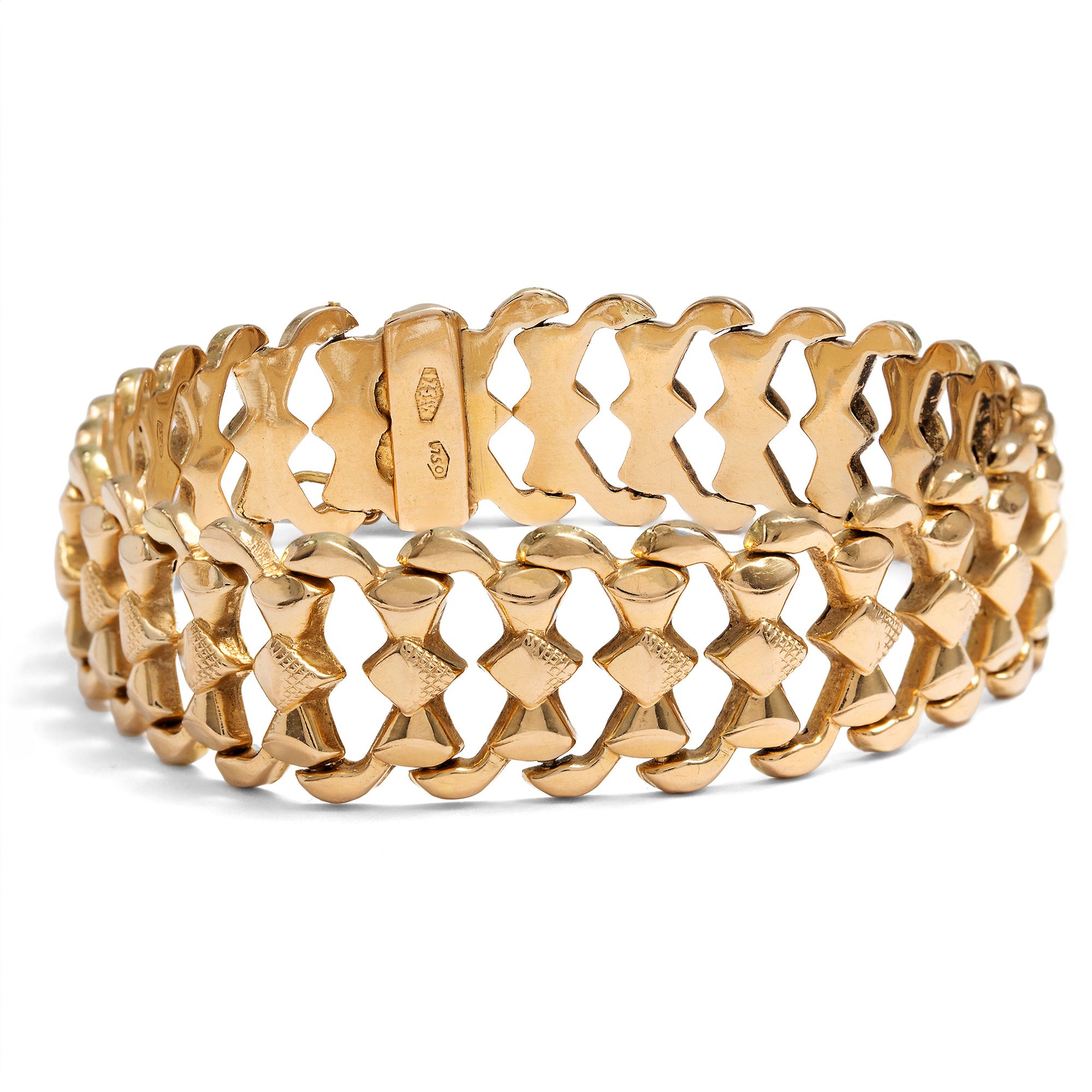 Vintage Gold Bracelet from Vicenza, c. 1960 Vintage Gold Bracelet from Vicenza, c. 1960