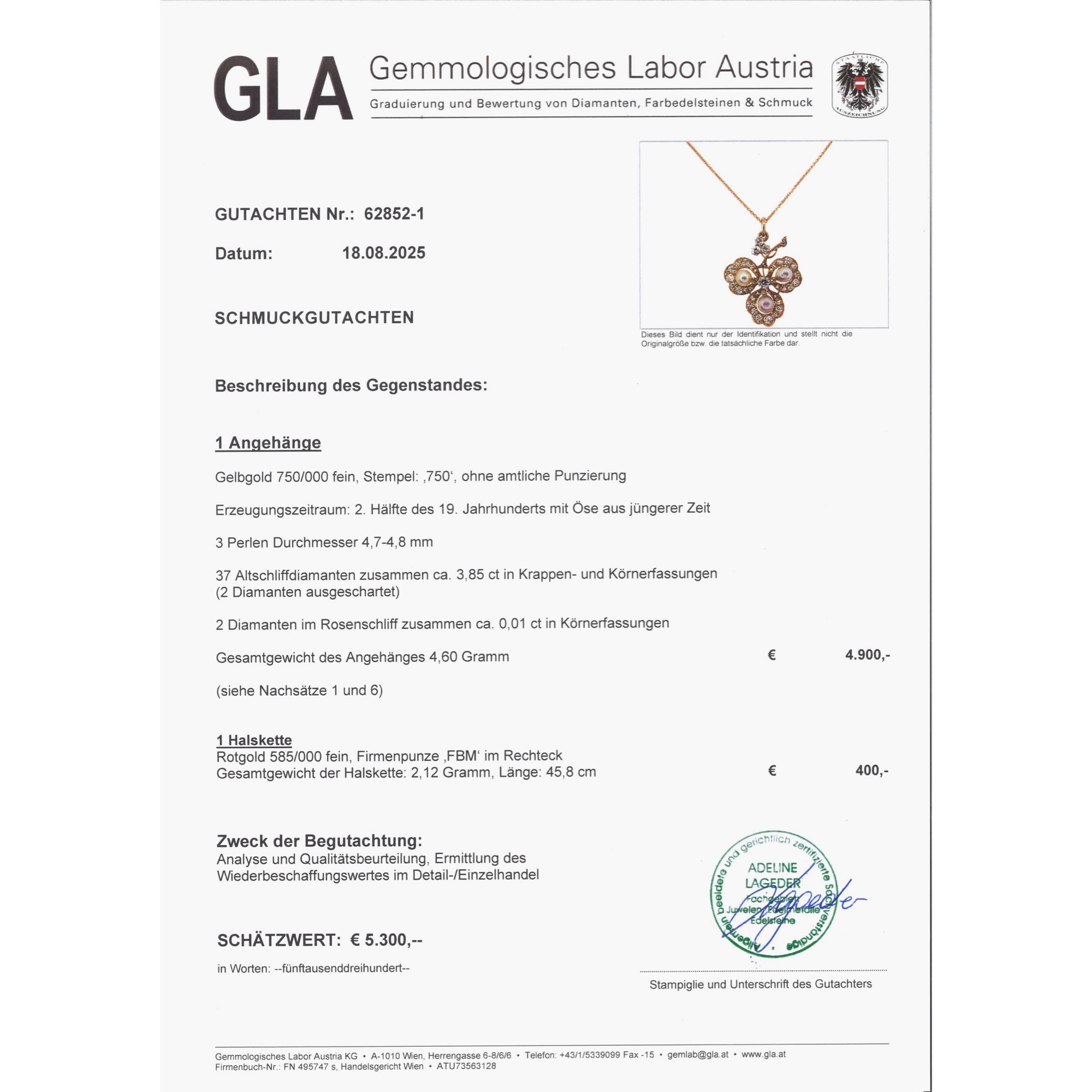 Antikes Kleeblatt mit Naturperlen & Diamanten als Anhänger, um 1890 & später Antikes Kleeblatt mit Naturperlen & Diamanten als Anhänger, um 1890 & später