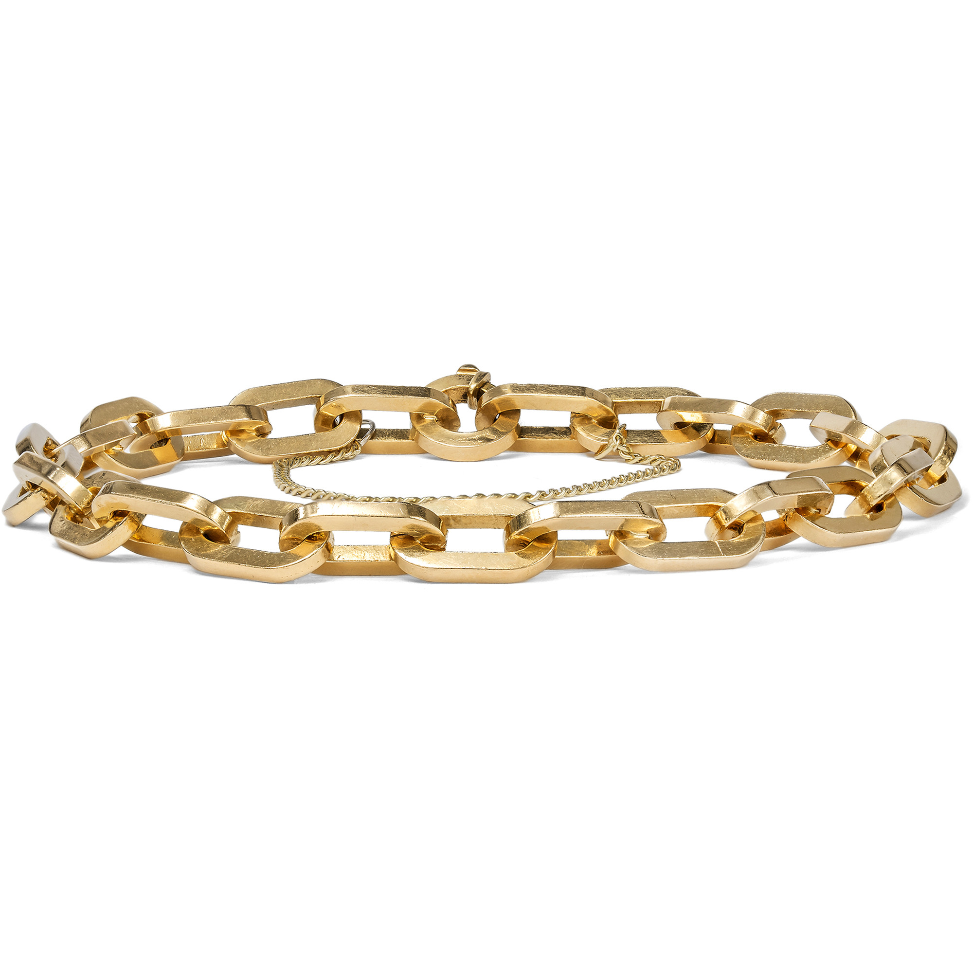 Simple vintage bracelet made of high-carat gold, Italy circa 1955 Simple vintage bracelet made of high-carat gold, Italy circa 1955