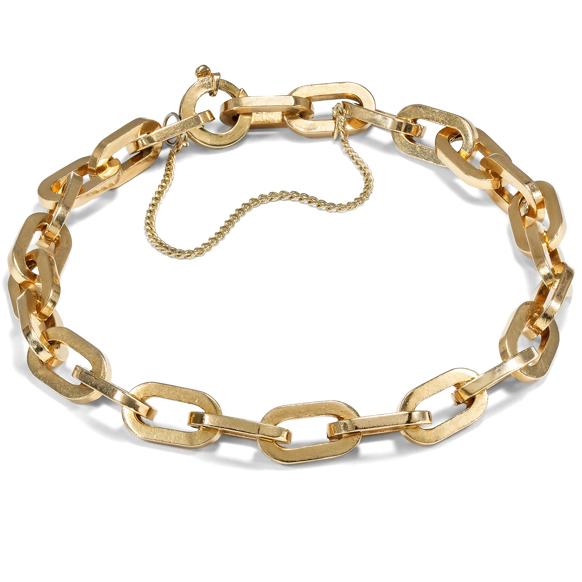 Simple vintage bracelet made of high-carat gold, Italy circa 1955 Simple vintage bracelet made of high-carat gold, Italy circa 1955