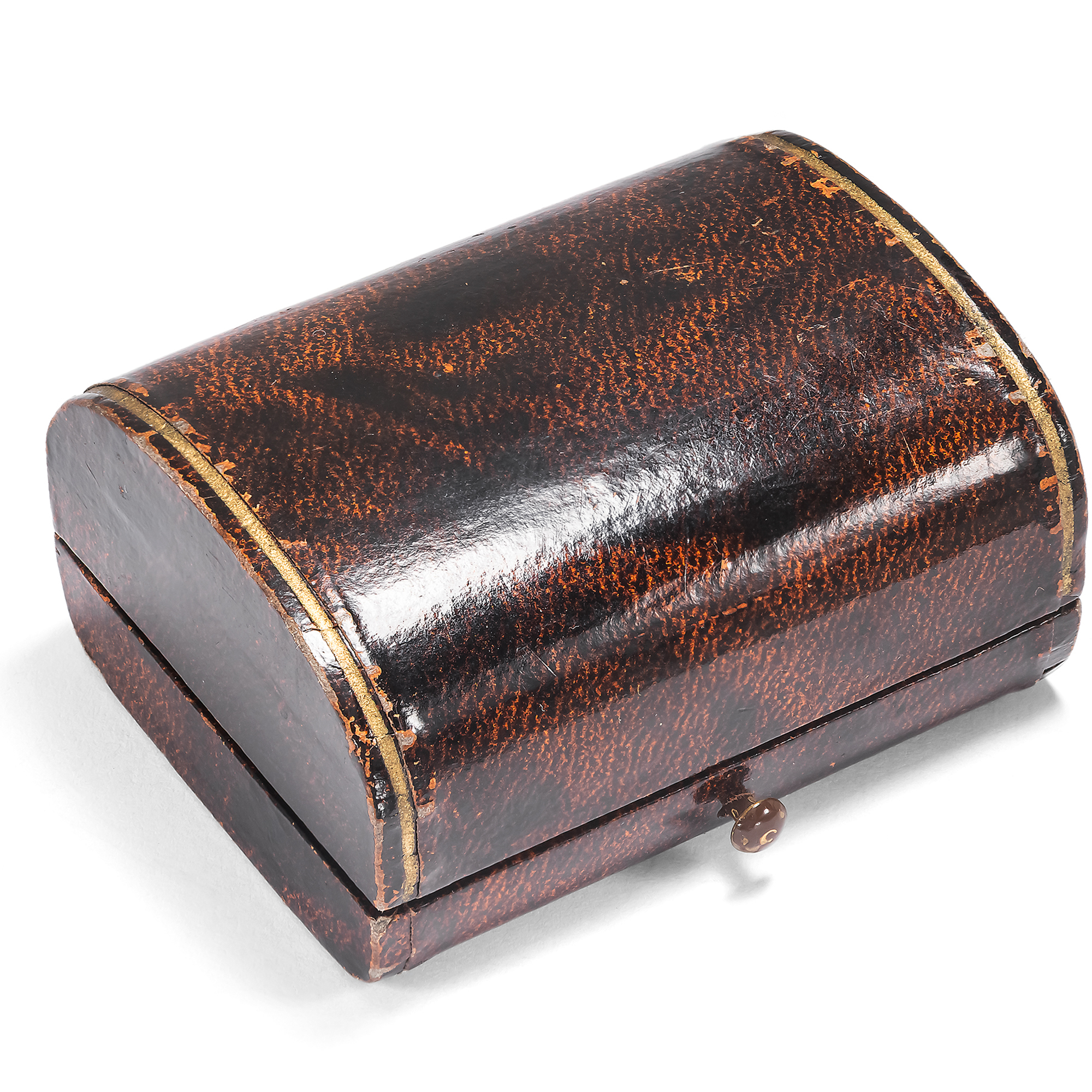 Delicate Rose Gold Earrings with 2.05 ct Old Cut Diamonds, c. 1890 Delicate Rose Gold Earrings with 2.05 ct Old Cut Diamonds, c. 1890