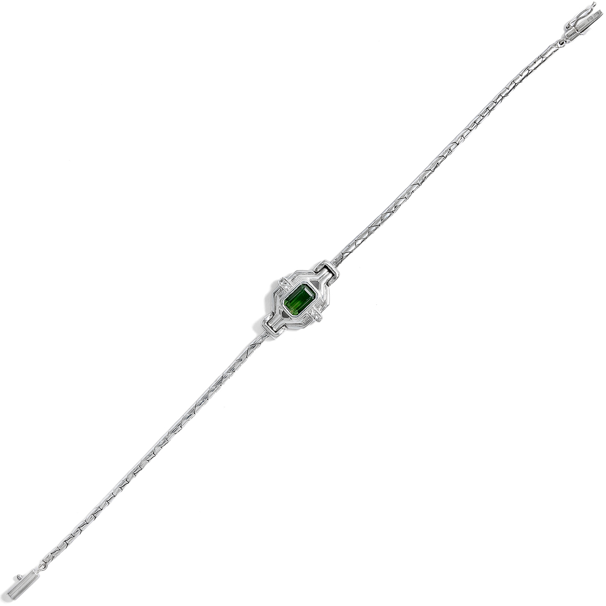 Vintage Armband mit Turmalin & Diamanten von H. Stern, Rio de Janeiro, um 1985 Vintage Armband mit Turmalin & Diamanten von H. Stern, Rio de Janeiro, um 1985