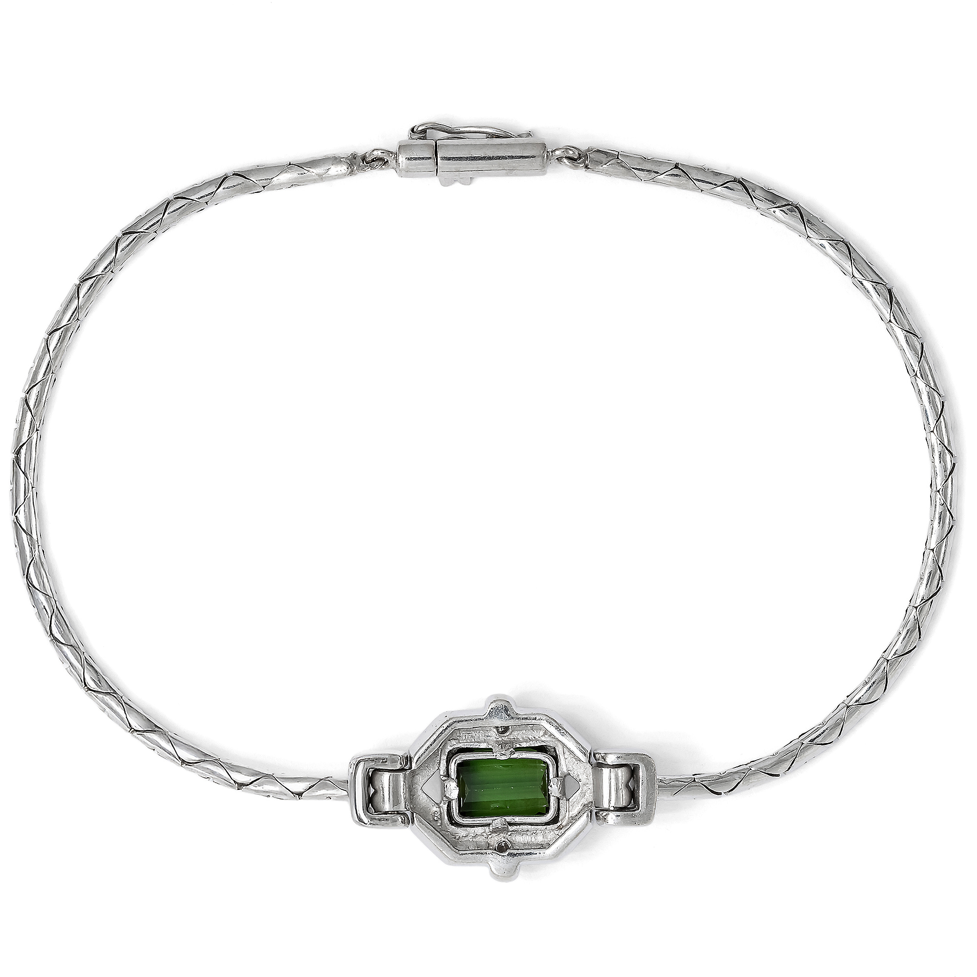 Vintage Armband mit Turmalin & Diamanten von H. Stern, Rio de Janeiro, um 1985 Vintage Armband mit Turmalin & Diamanten von H. Stern, Rio de Janeiro, um 1985