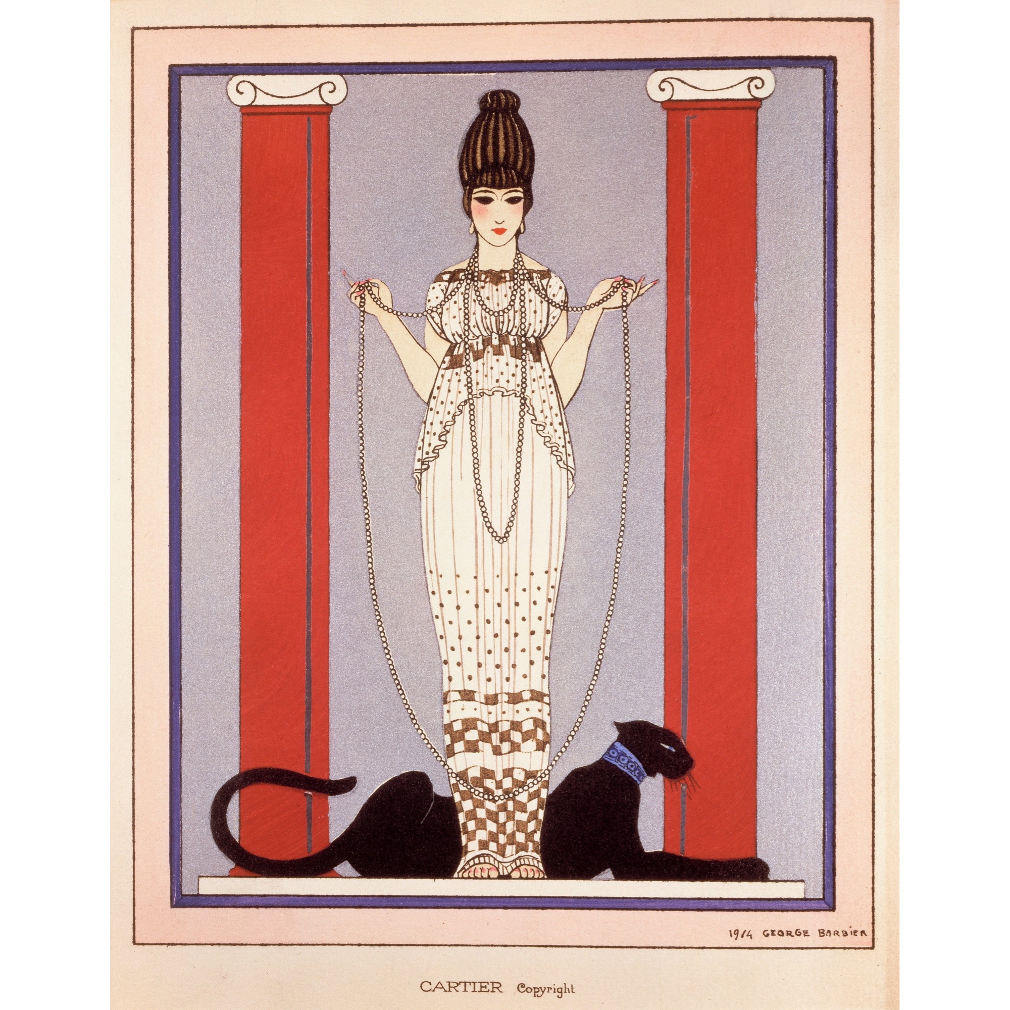 Vintage Brosche aus Gold aus der „Collection Mowgli“ von Cartier, um 1990 Vintage Brosche aus Gold aus der „Collection Mowgli“ von Cartier, um 1990