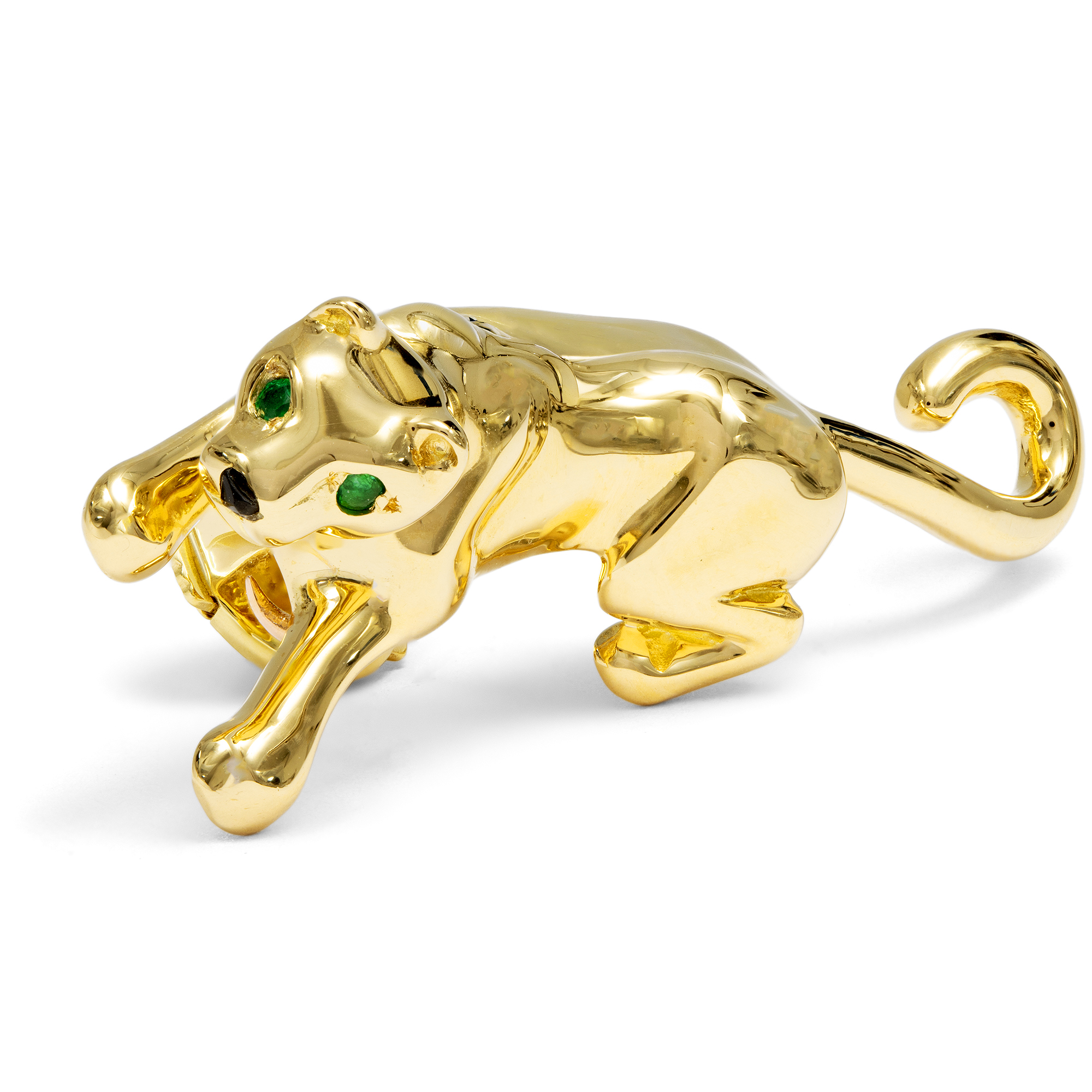 Vintage Brosche aus Gold aus der „Collection Mowgli“ von Cartier, um 1990 Vintage Brosche aus Gold aus der „Collection Mowgli“ von Cartier, um 1990