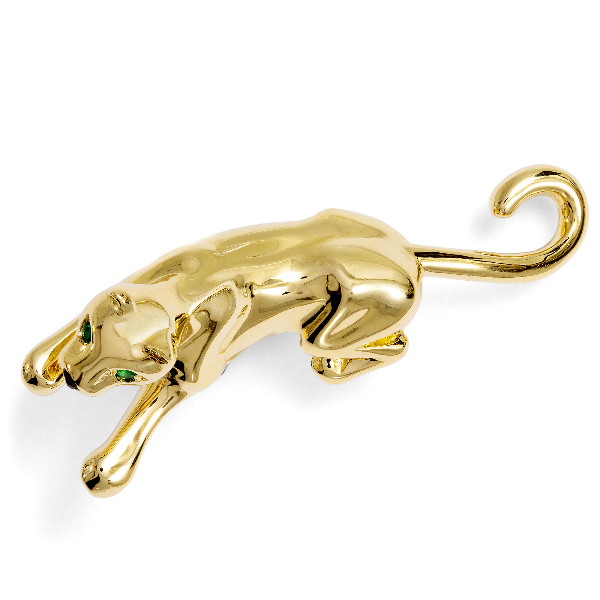 Vintage Brosche aus Gold aus der „Collection Mowgli“ von Cartier, um 1990 Vintage Brosche aus Gold aus der „Collection Mowgli“ von Cartier, um 1990