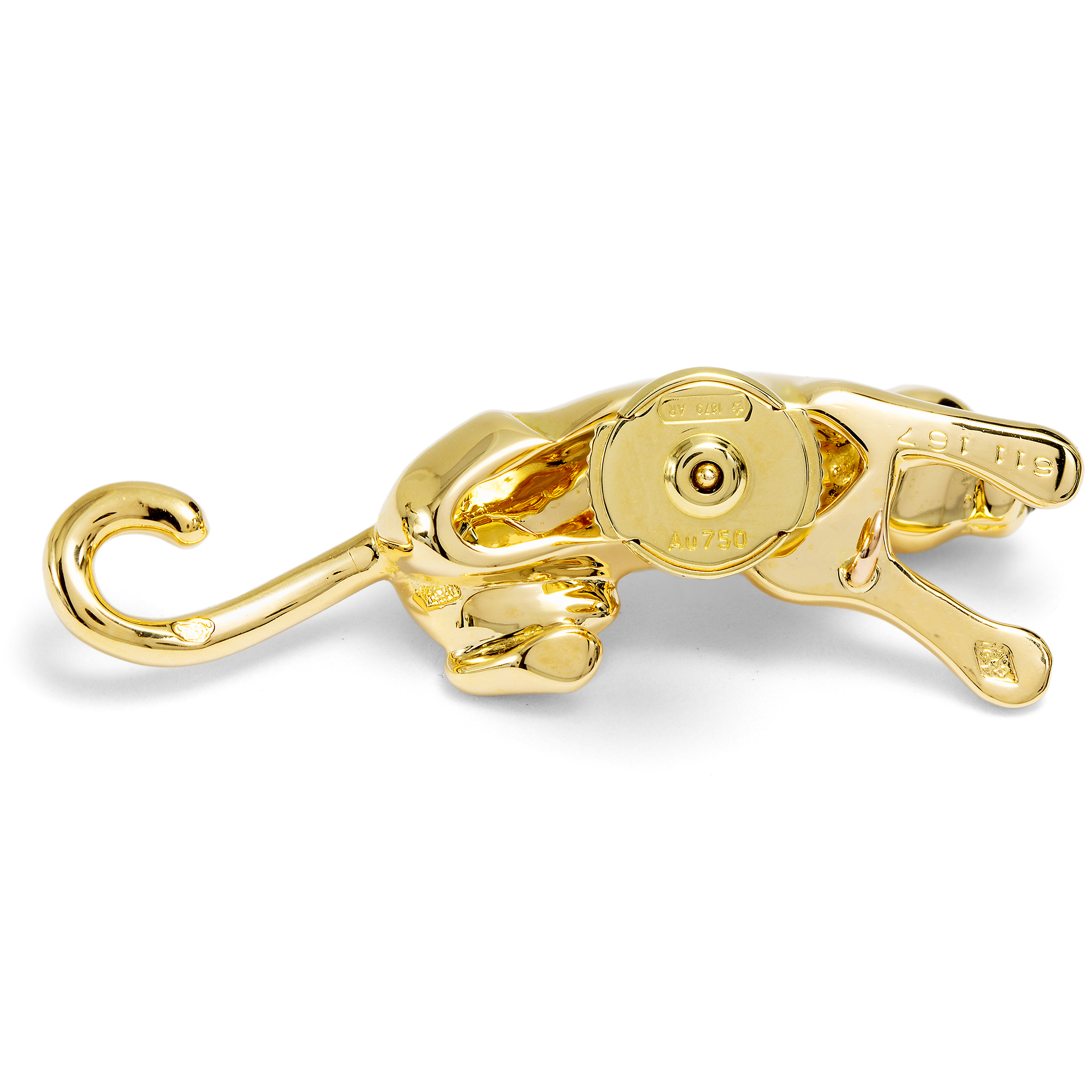 Vintage Brosche aus Gold aus der „Collection Mowgli“ von Cartier, um 1990 Vintage Brosche aus Gold aus der „Collection Mowgli“ von Cartier, um 1990